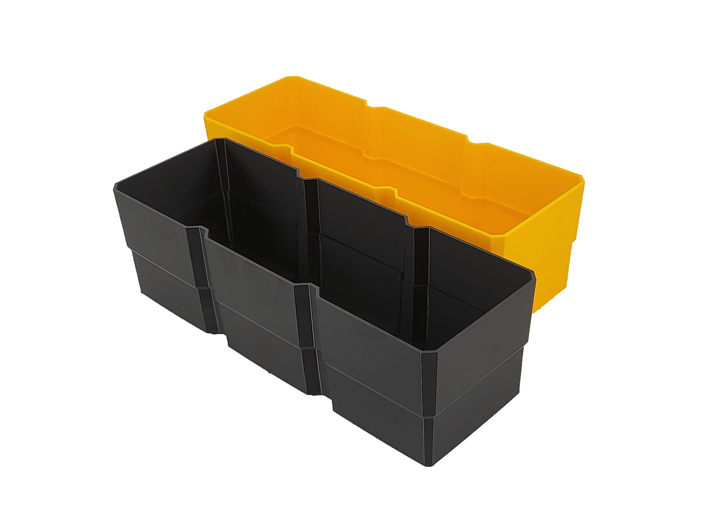 DeWalt ToughSystem 2.0 Full-Size Organizer Compatible XL Replacement Bin Set - Black