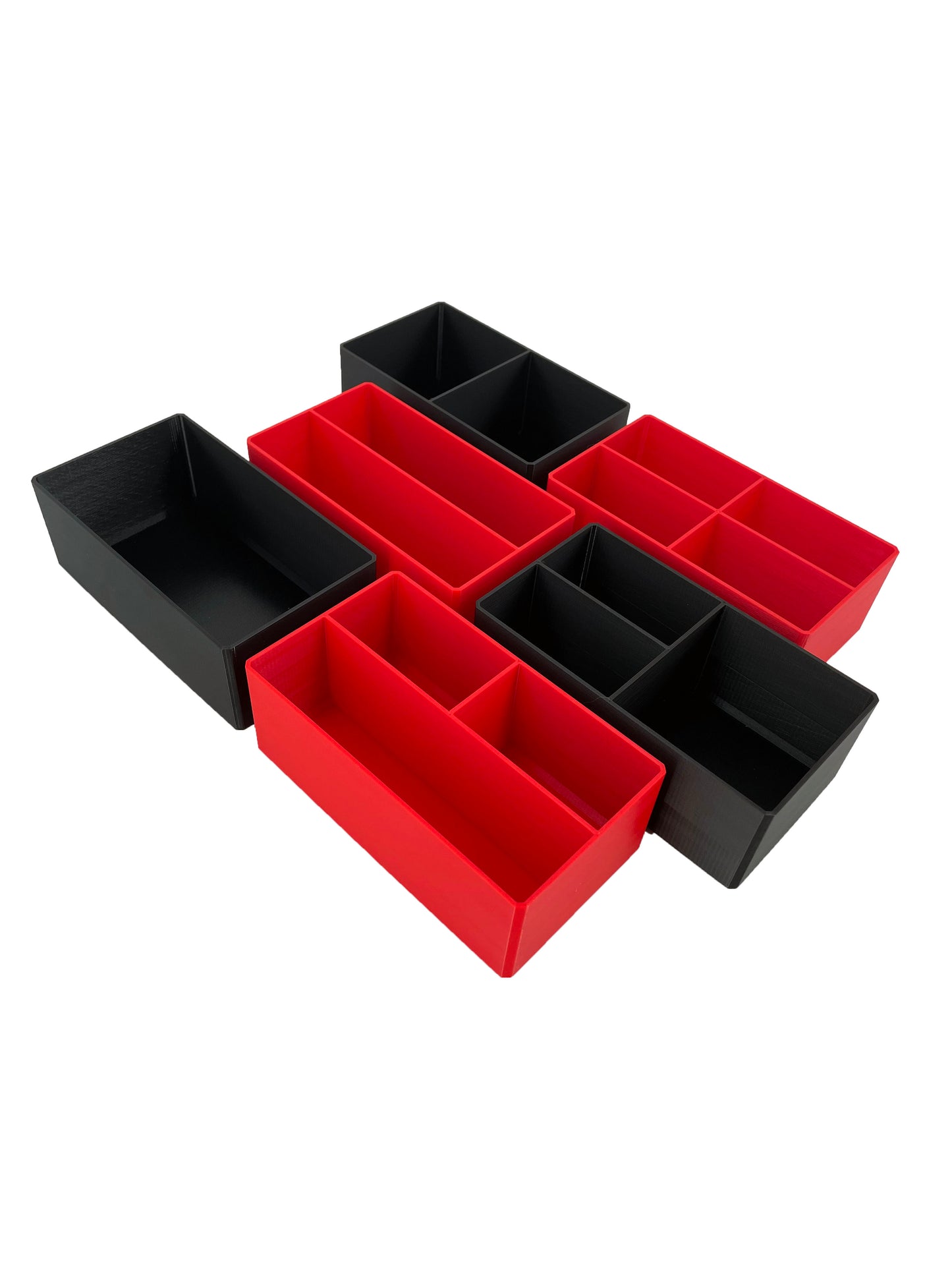 Milwaukee Packout 4-Drawer Tool Box Compatible Medium Nesting Bins - Black