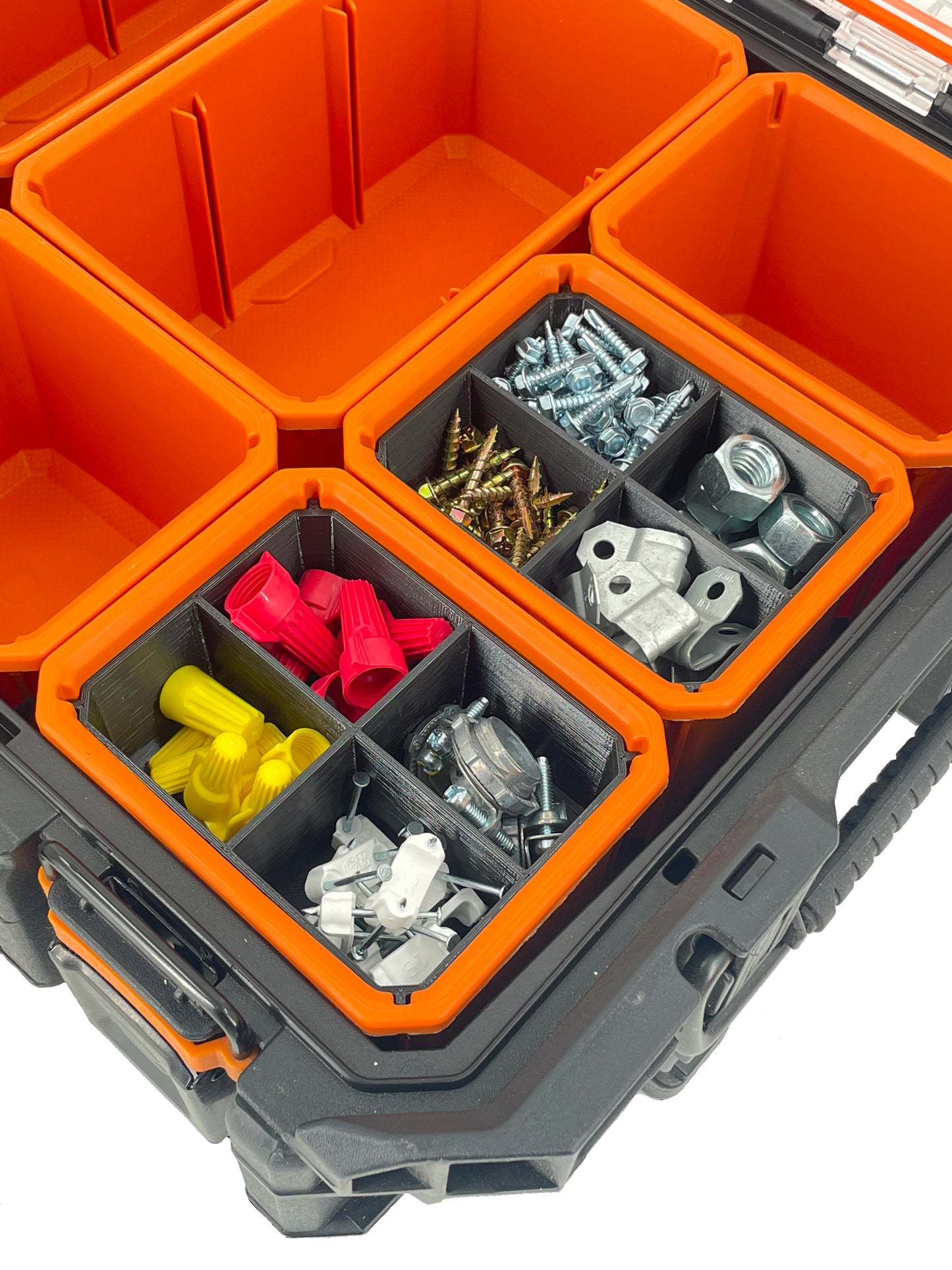 Ridgid Pro Organizer Compatible Small Nesting Bins - Black