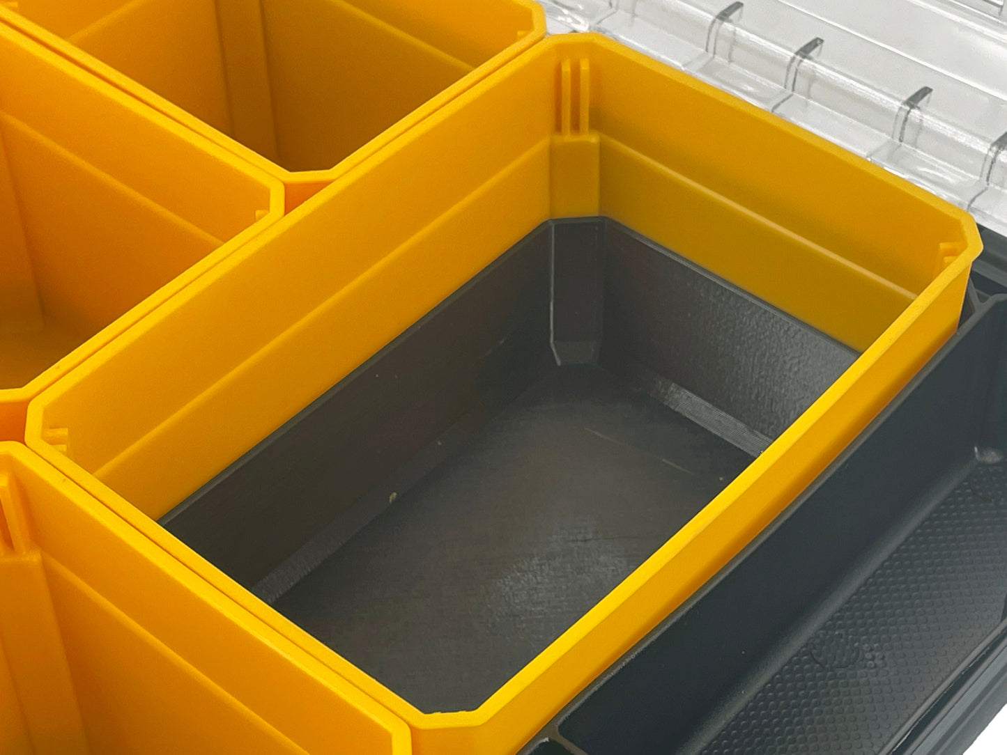 Dewalt TSTAK Organizer Compatible Large Nesting Bin Set - Black