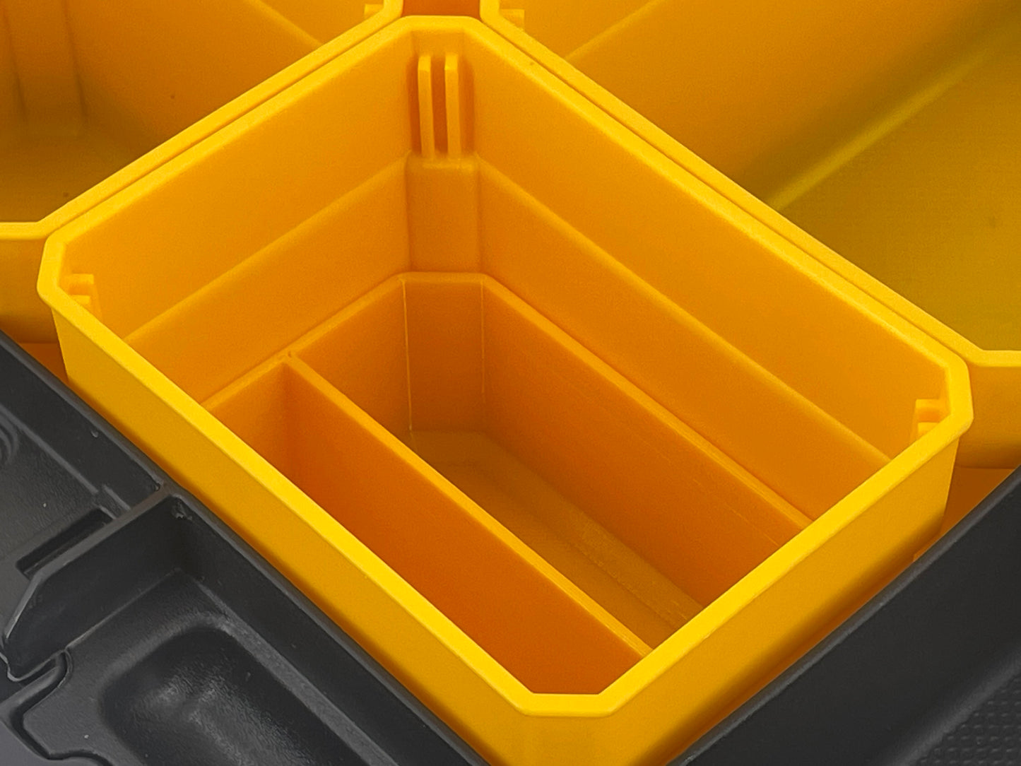 Dewalt TSTAK Organizer Compatible Small Nesting Bin Set - Yellow