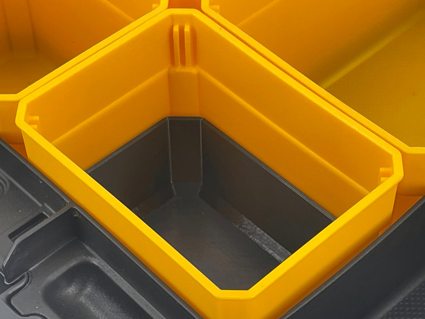 Dewalt TSTAK Organizer Compatible Small Nesting Bin Set - Black