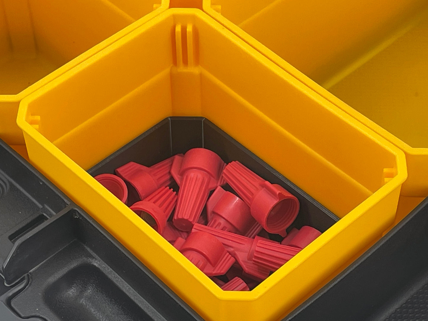 Dewalt TSTAK Organizer Compatible Small Nesting Bin Set - Black