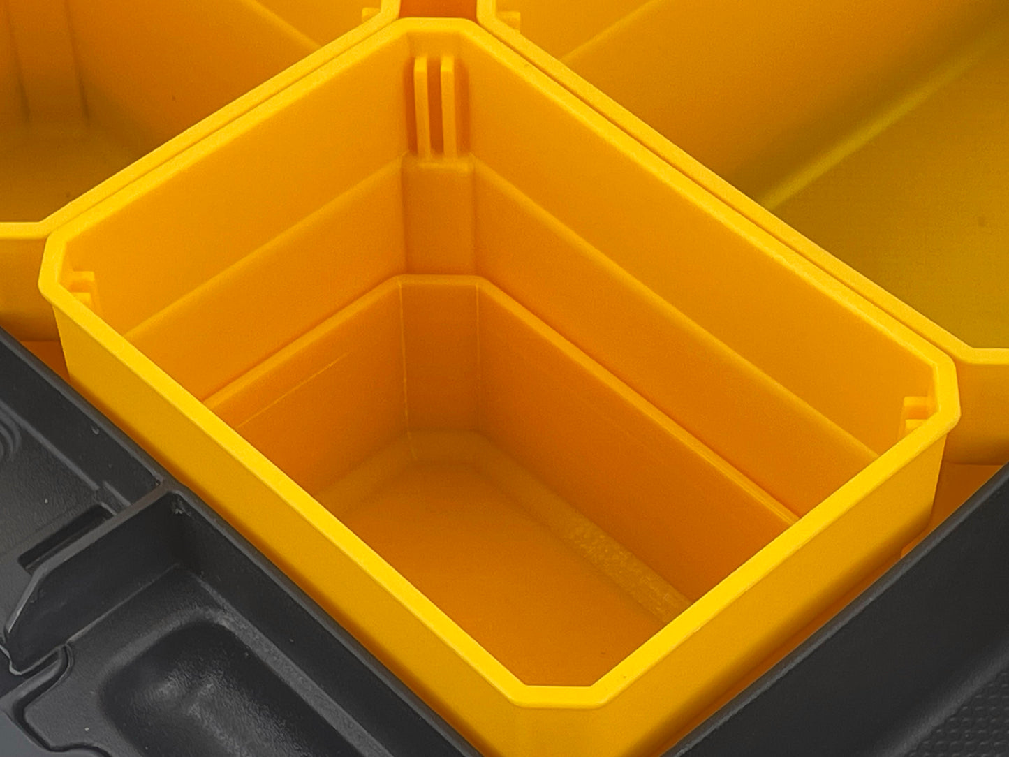 Dewalt TSTAK Organizer Compatible Small Nesting Bin Set - Yellow