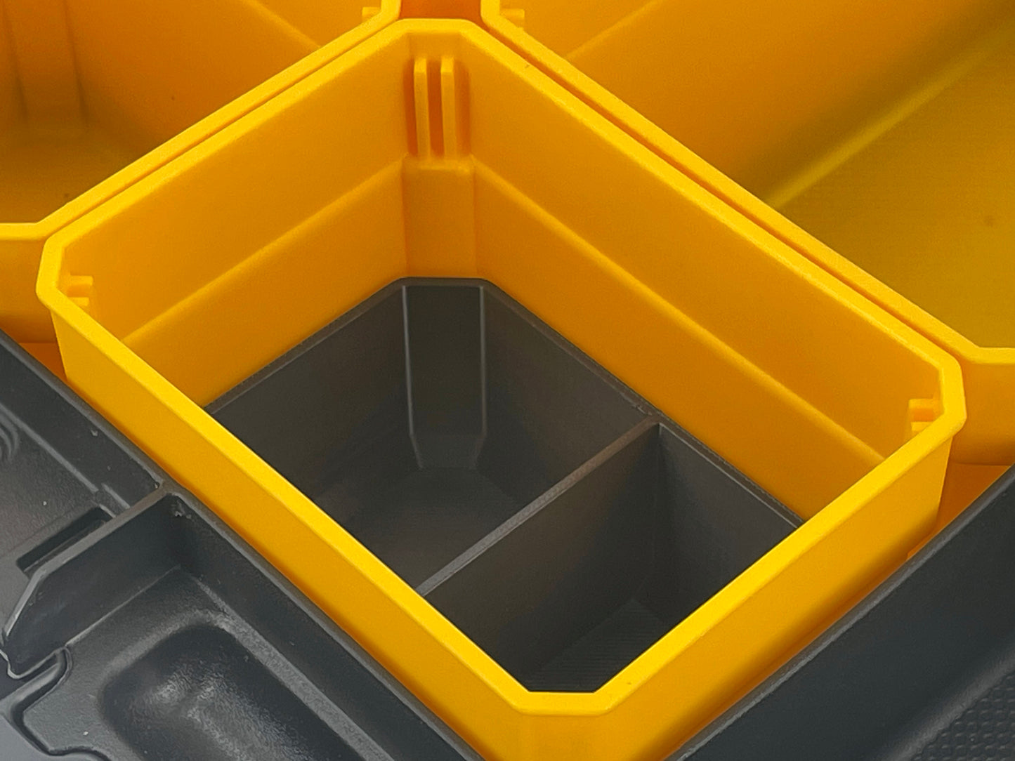 Dewalt TSTAK Organizer Compatible Small Nesting Bin Set - Black