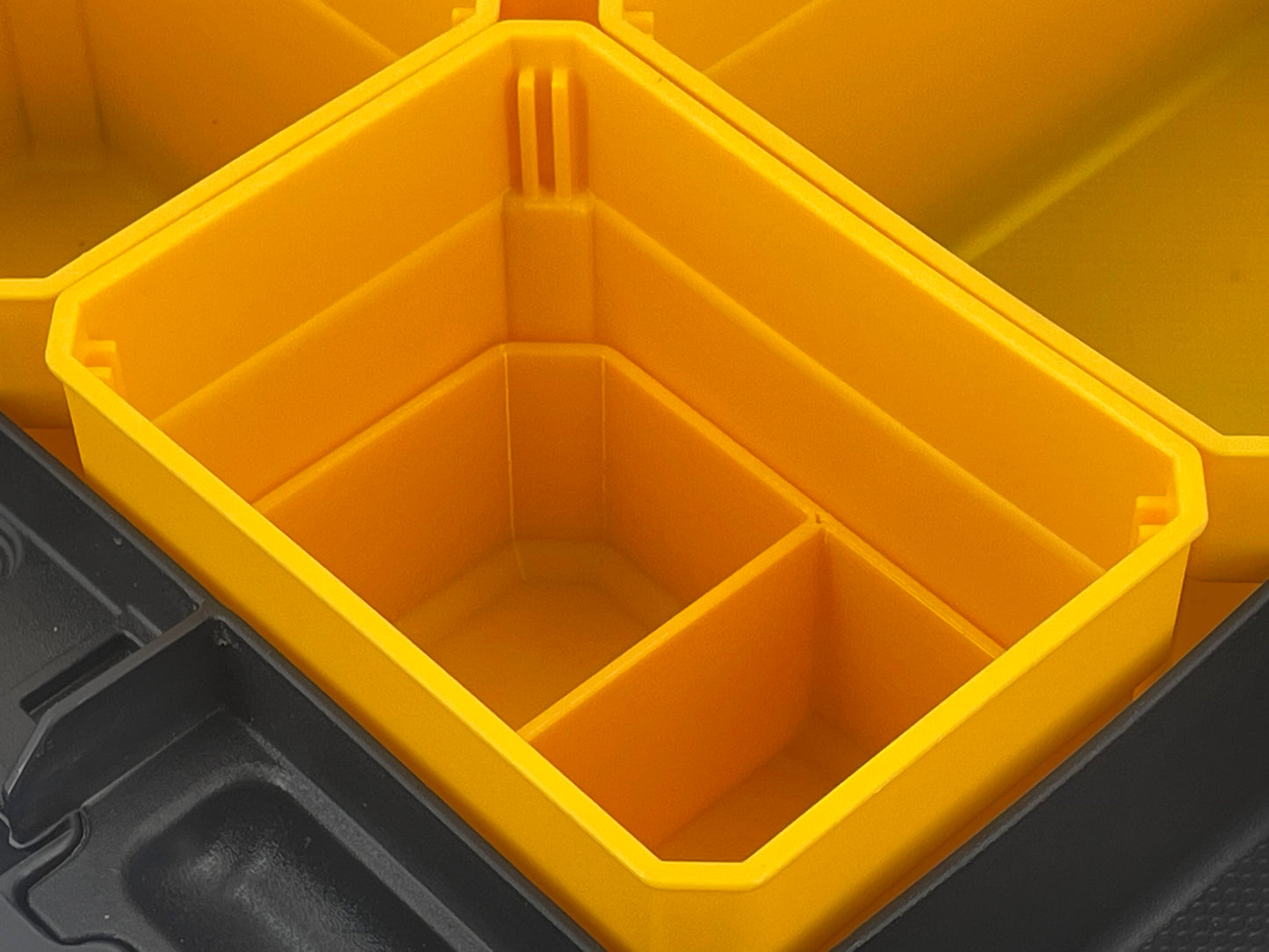 Dewalt TSTAK Organizer Compatible Small Nesting Bin Set - Yellow