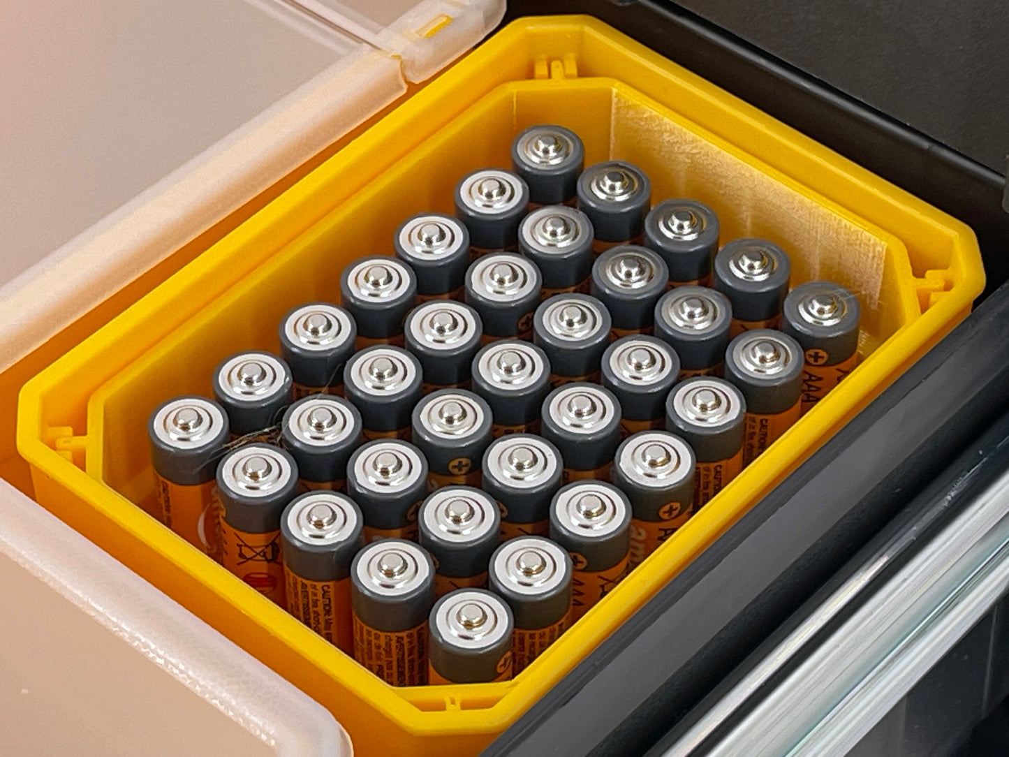 Dewalt TSTAK Single Deep Drawer Tool Compatible AA AAA C D 9V Battery Insert Bin