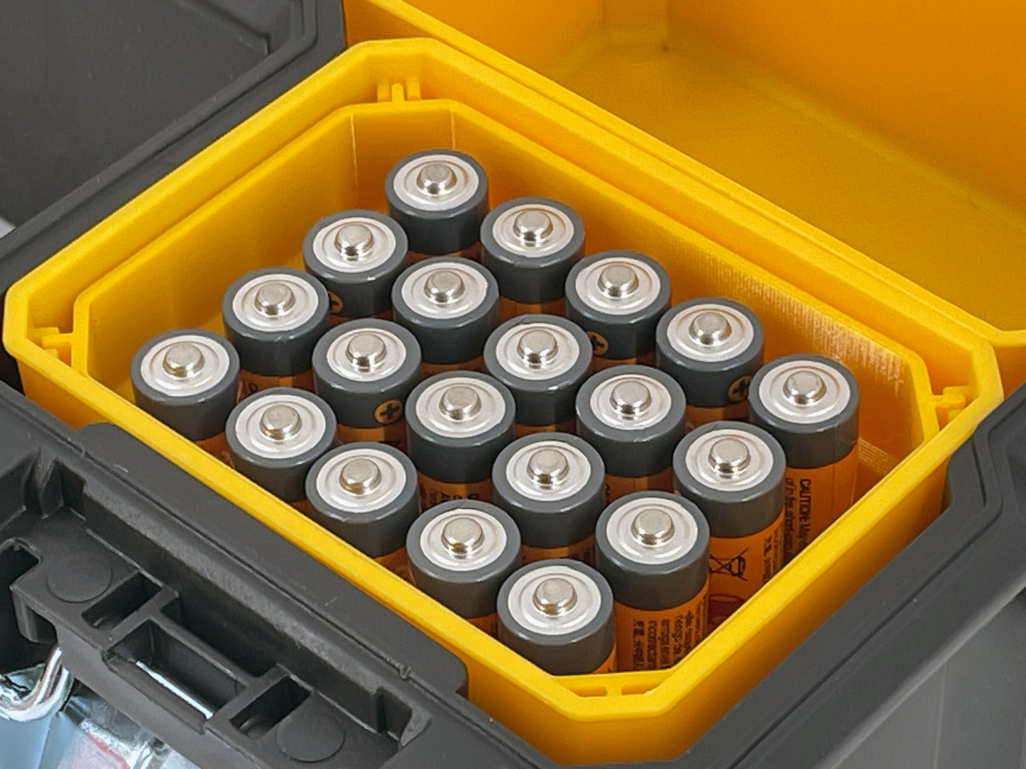 Dewalt Deep Pro Organizer Compatible AA AAA C D 9V Battery Insert Bin