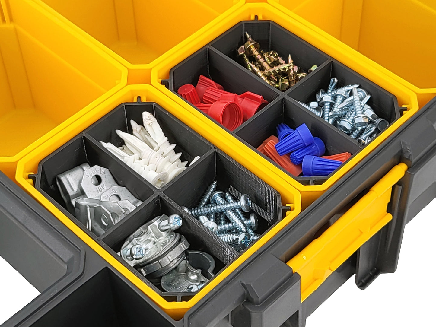 DeWalt Mid-Size Pro Organizer Compatible Small Nesting Bins - Black