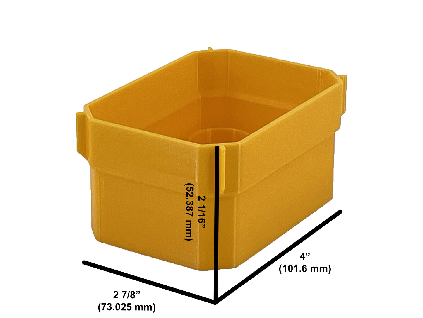 Dewalt TSTAK Single Deep Drawer Tool Compatible AA AAA C D 9V Battery Insert Bin