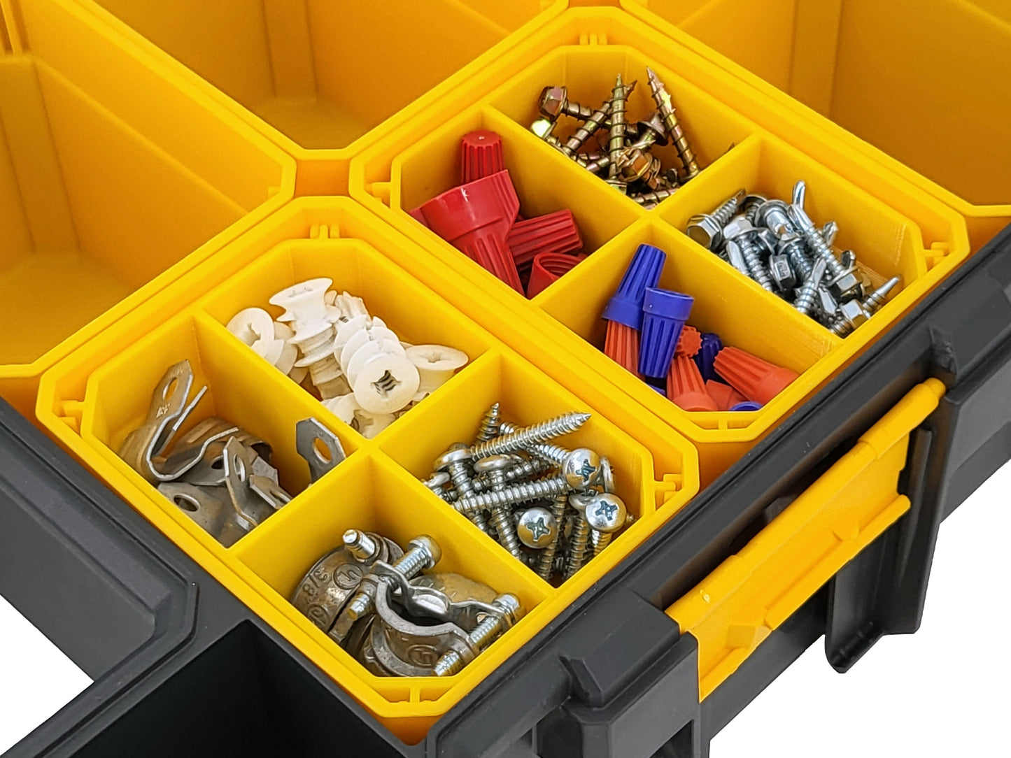 DeWalt Mid-Size Pro Organizer Compatible Small Nesting Bins - Yellow