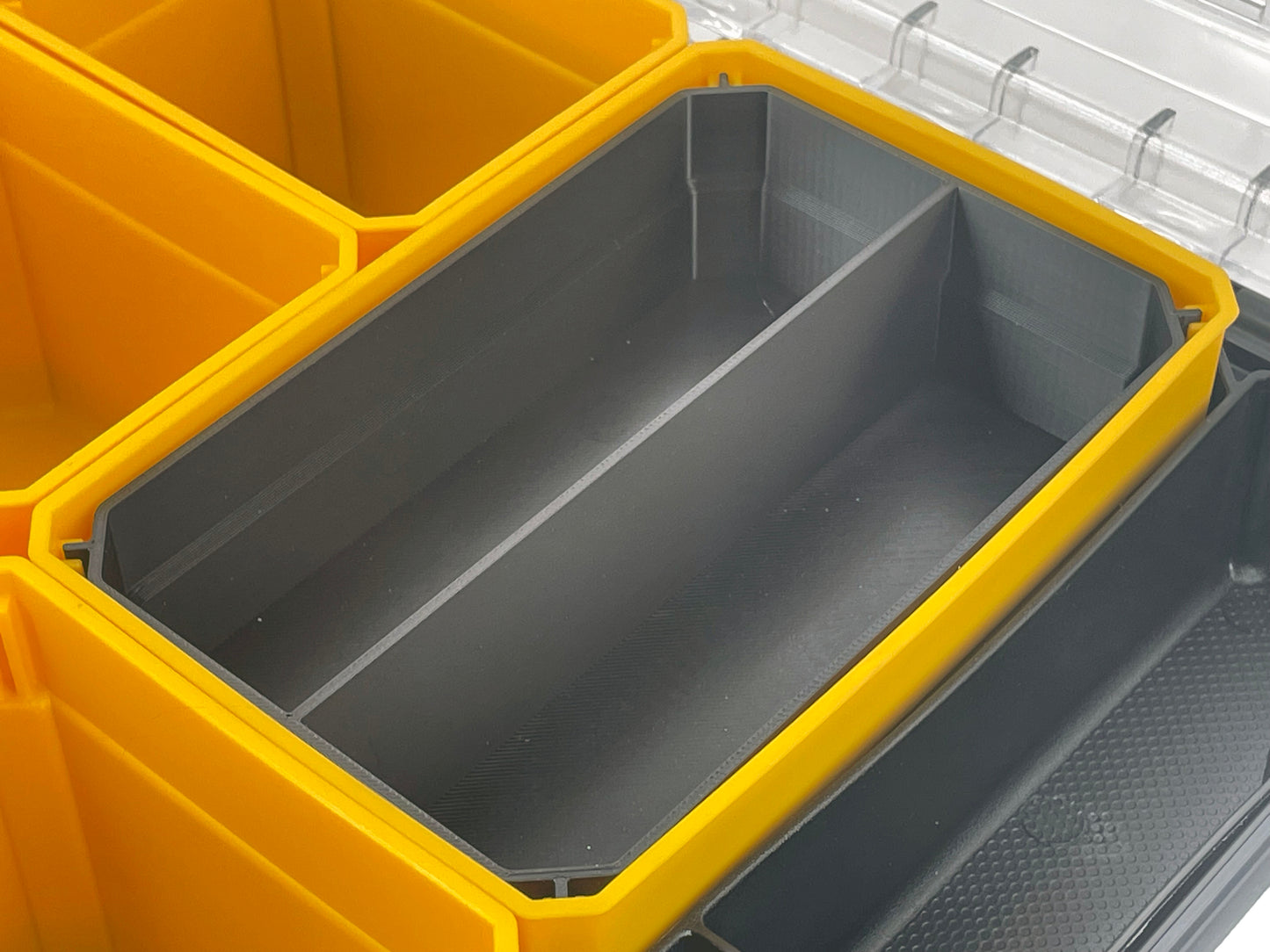 Dewalt TSTAK Organizer Compatible Large Nesting Bin Set - Black