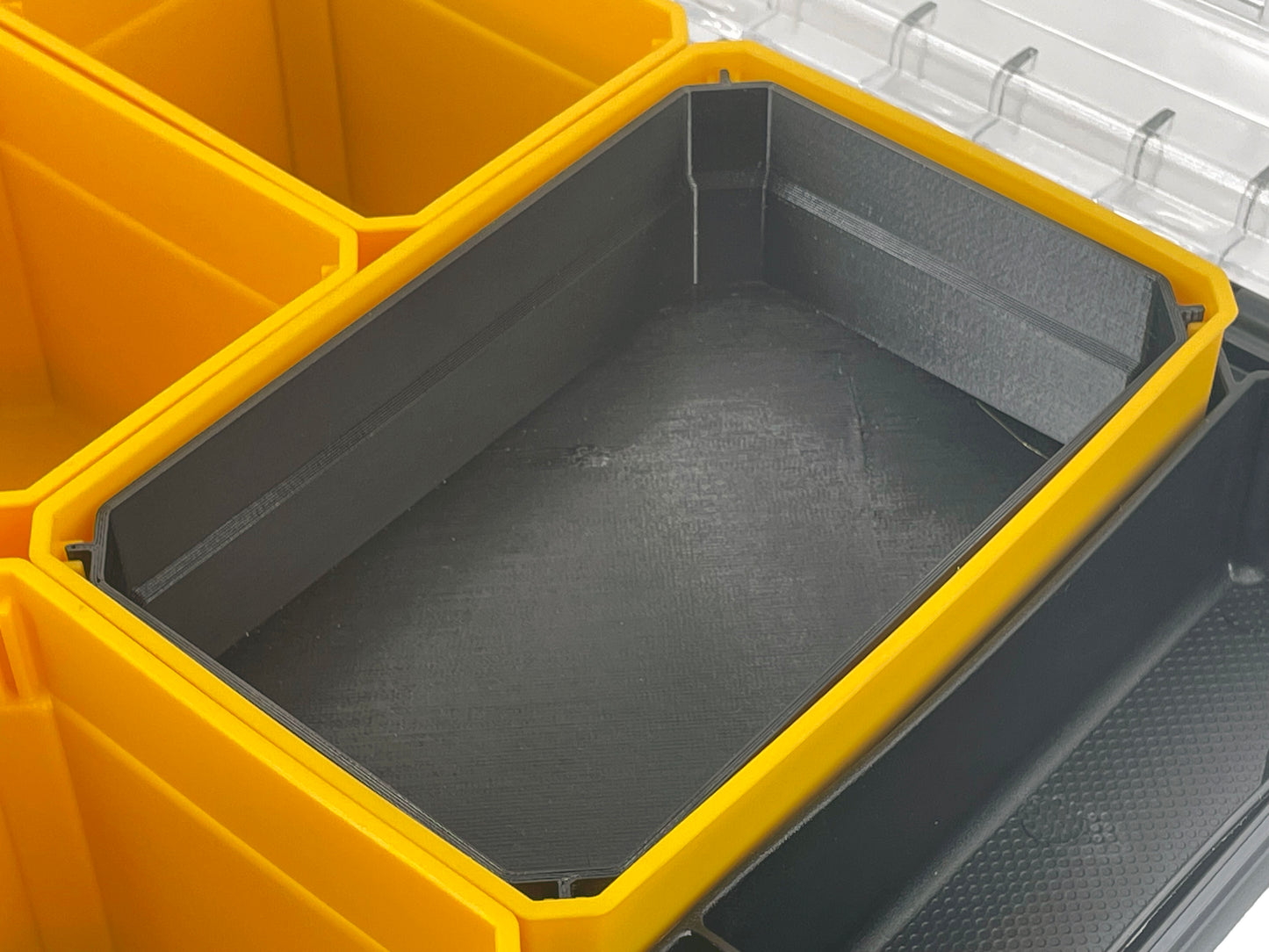 Dewalt TSTAK Organizer Compatible Large Nesting Bin Set - Black