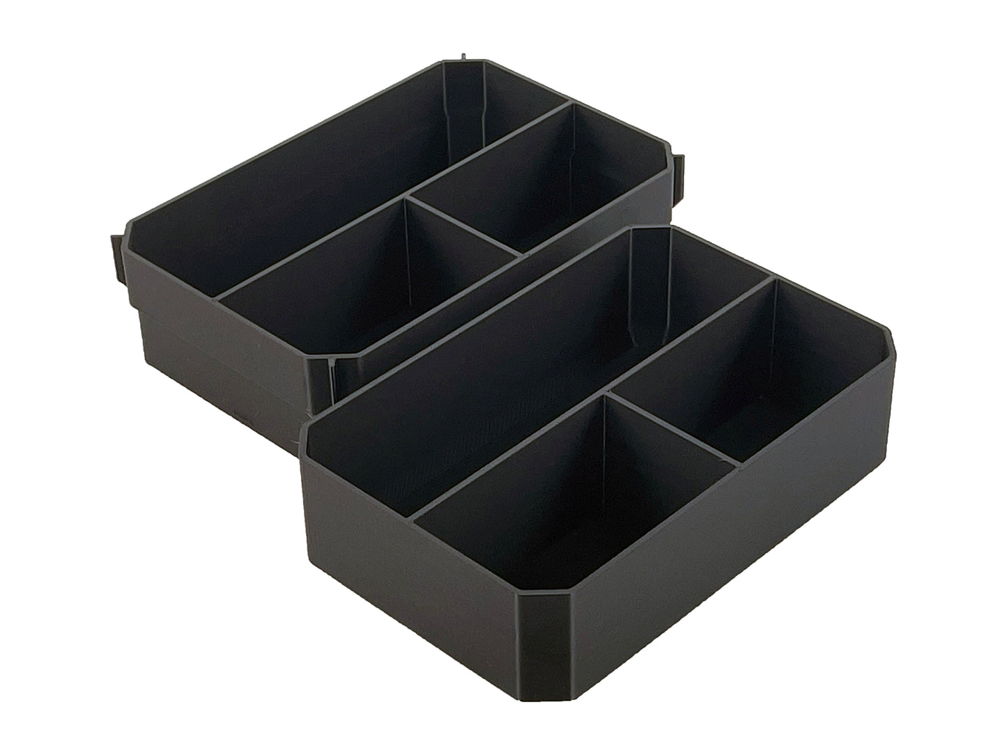Dewalt TSTAK Organizer Compatible Large Nesting Bin Set - Black