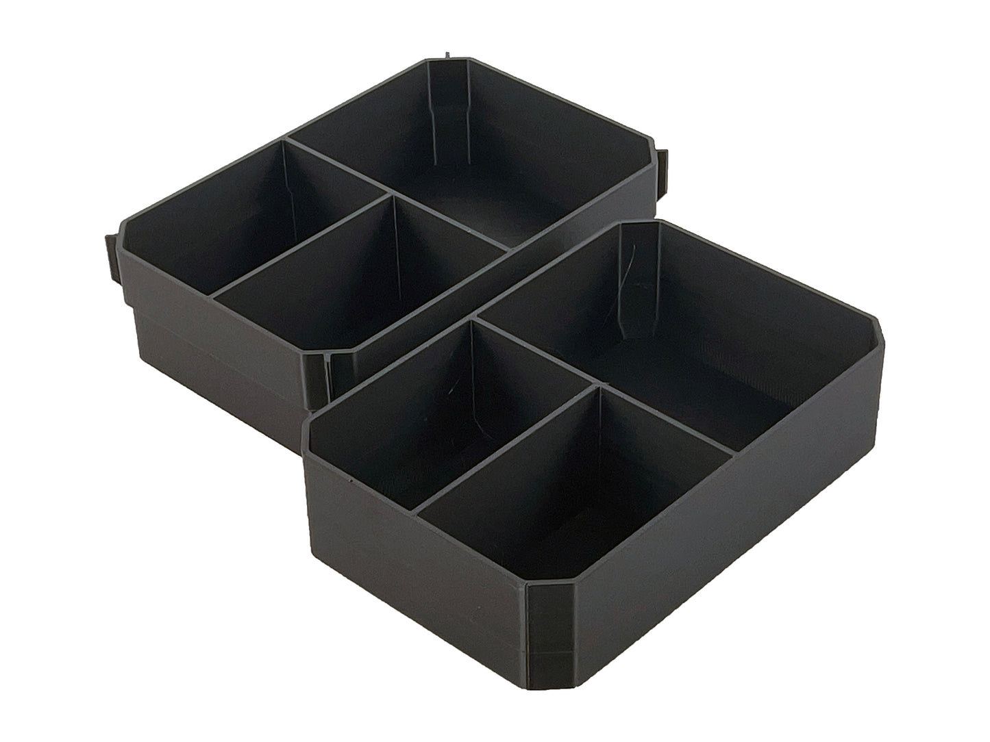 Dewalt TSTAK Organizer Compatible Large Nesting Bin Set - Black