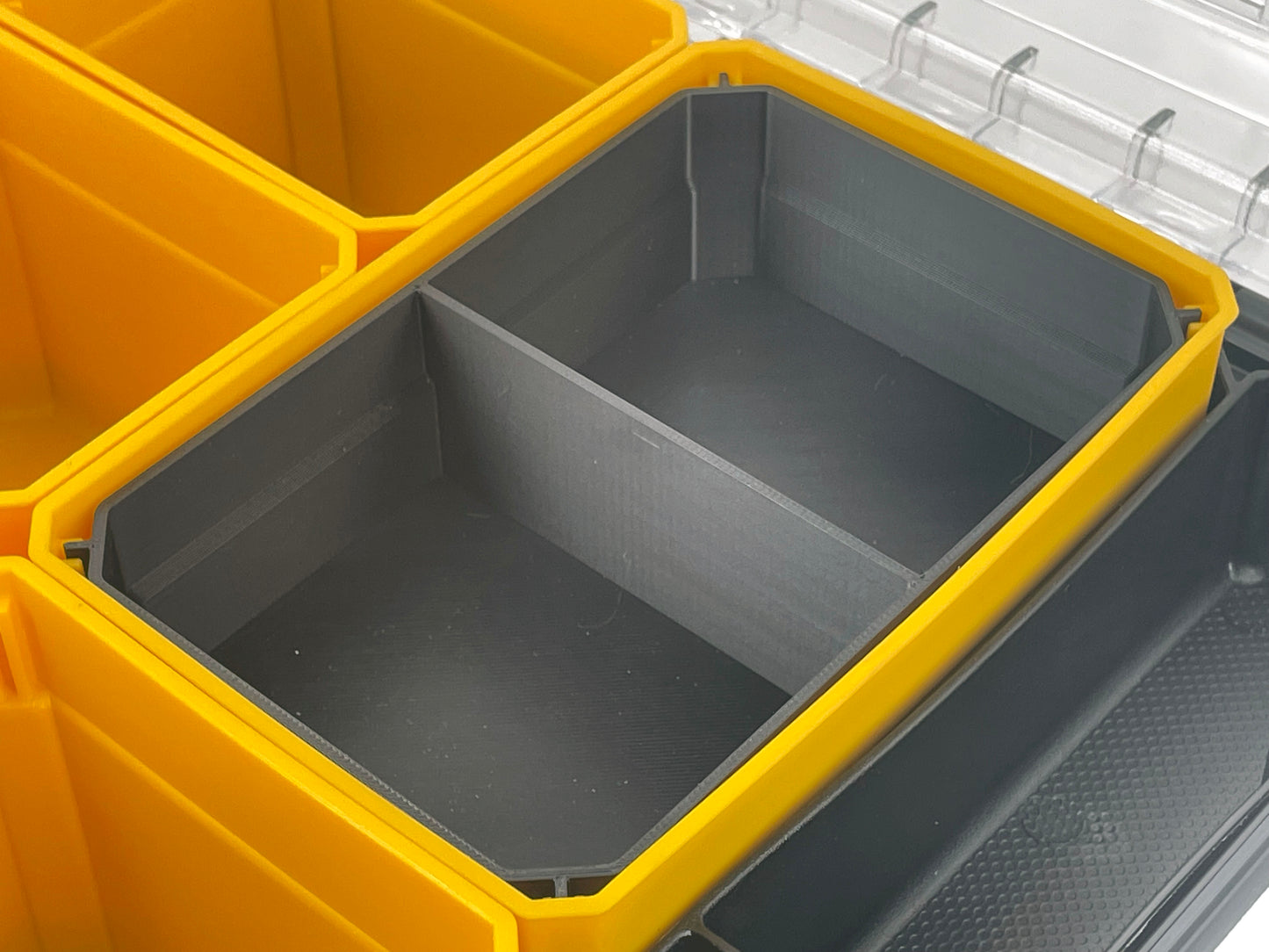 Dewalt TSTAK Organizer Compatible Large Nesting Bin Set - Black