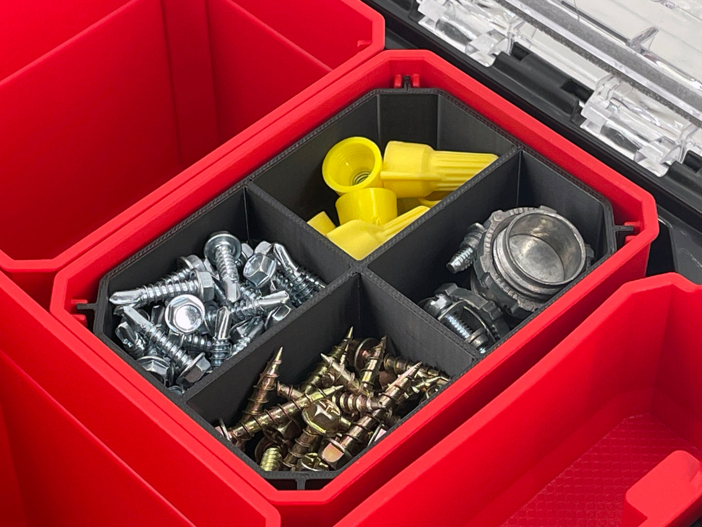 Craftsman Versastack Organizer Compatible Small Nesting Bin Set - Black