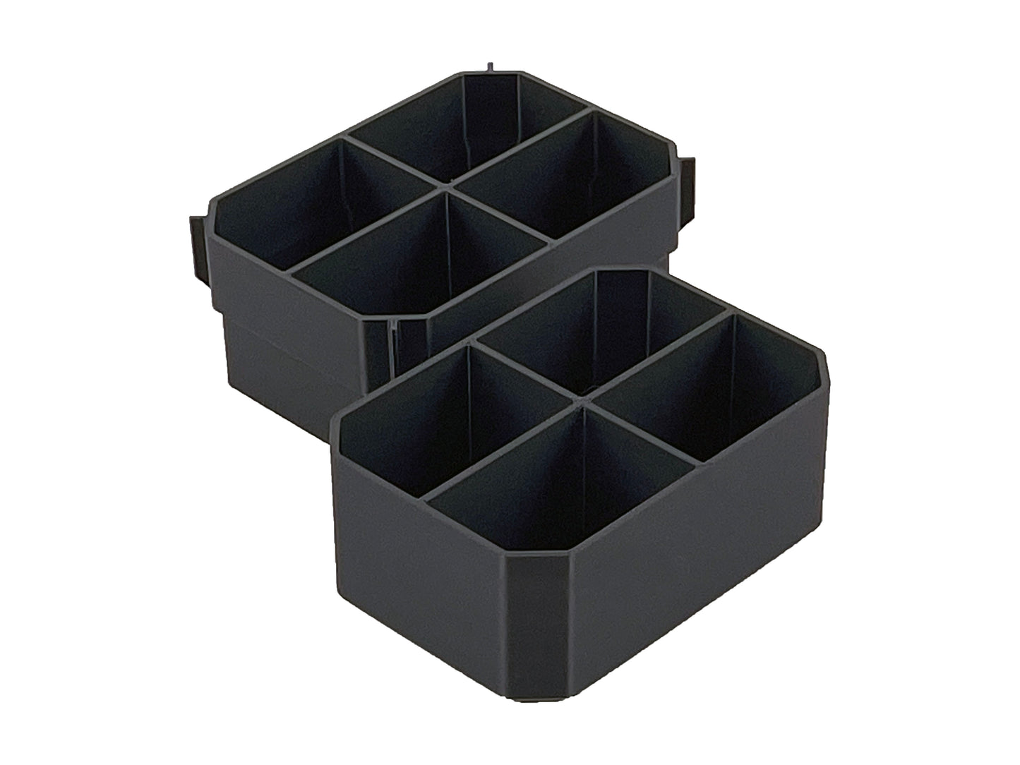 Dewalt TSTAK Organizer Compatible Small Nesting Bin Set - Black