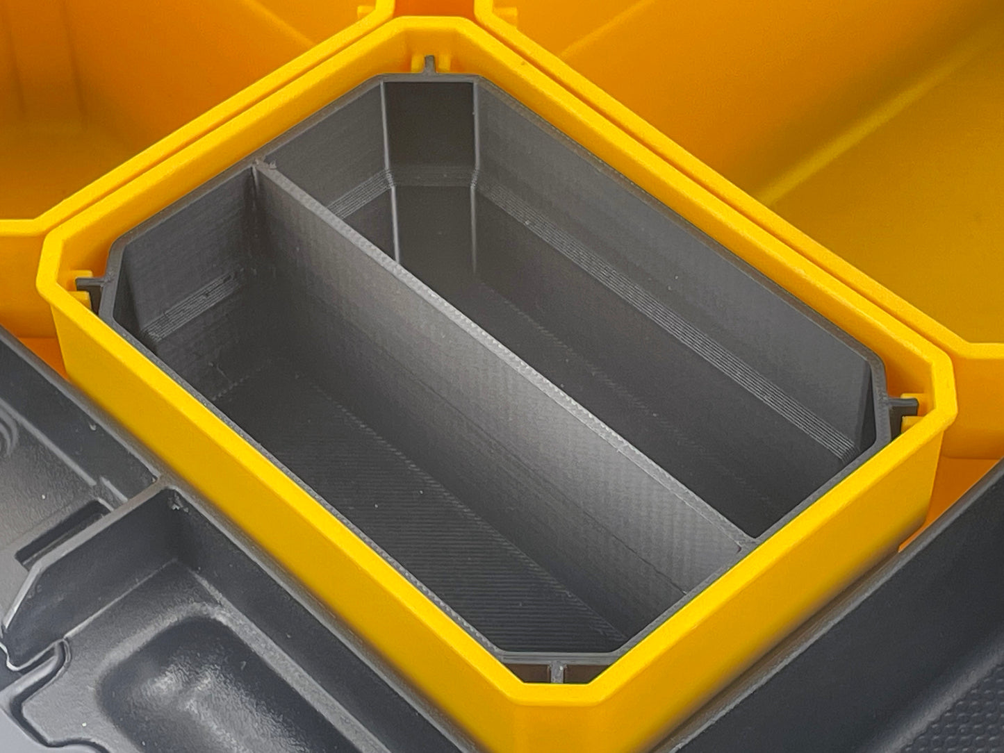 Dewalt TSTAK Organizer Compatible Small Nesting Bin Set - Black
