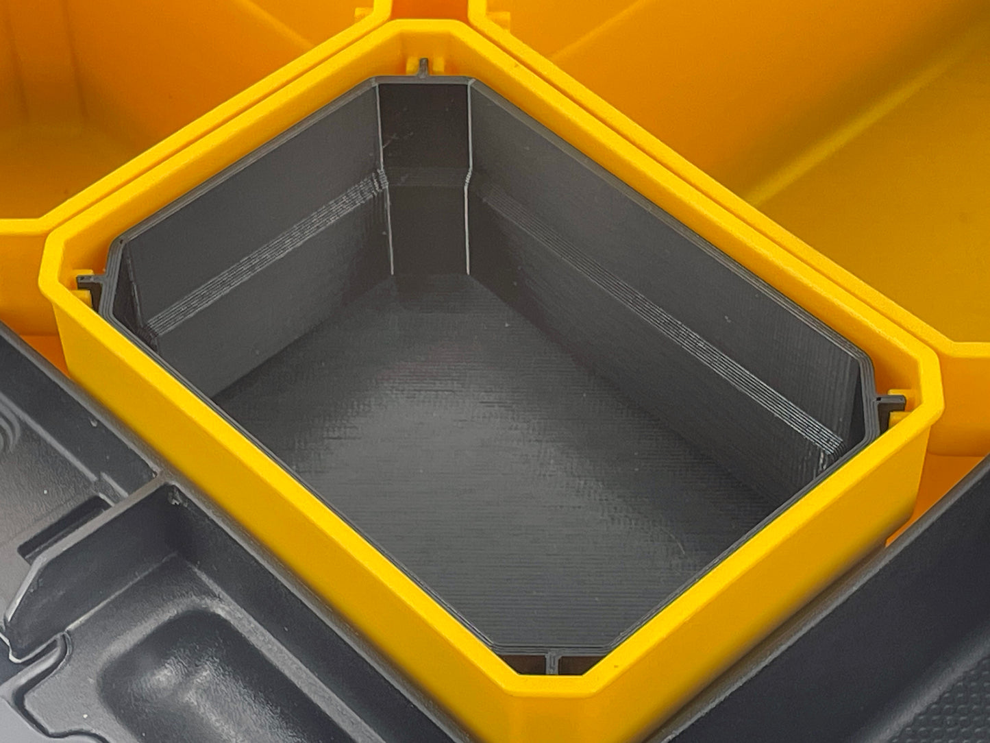 Dewalt TSTAK Organizer Compatible Small Nesting Bin Set - Black