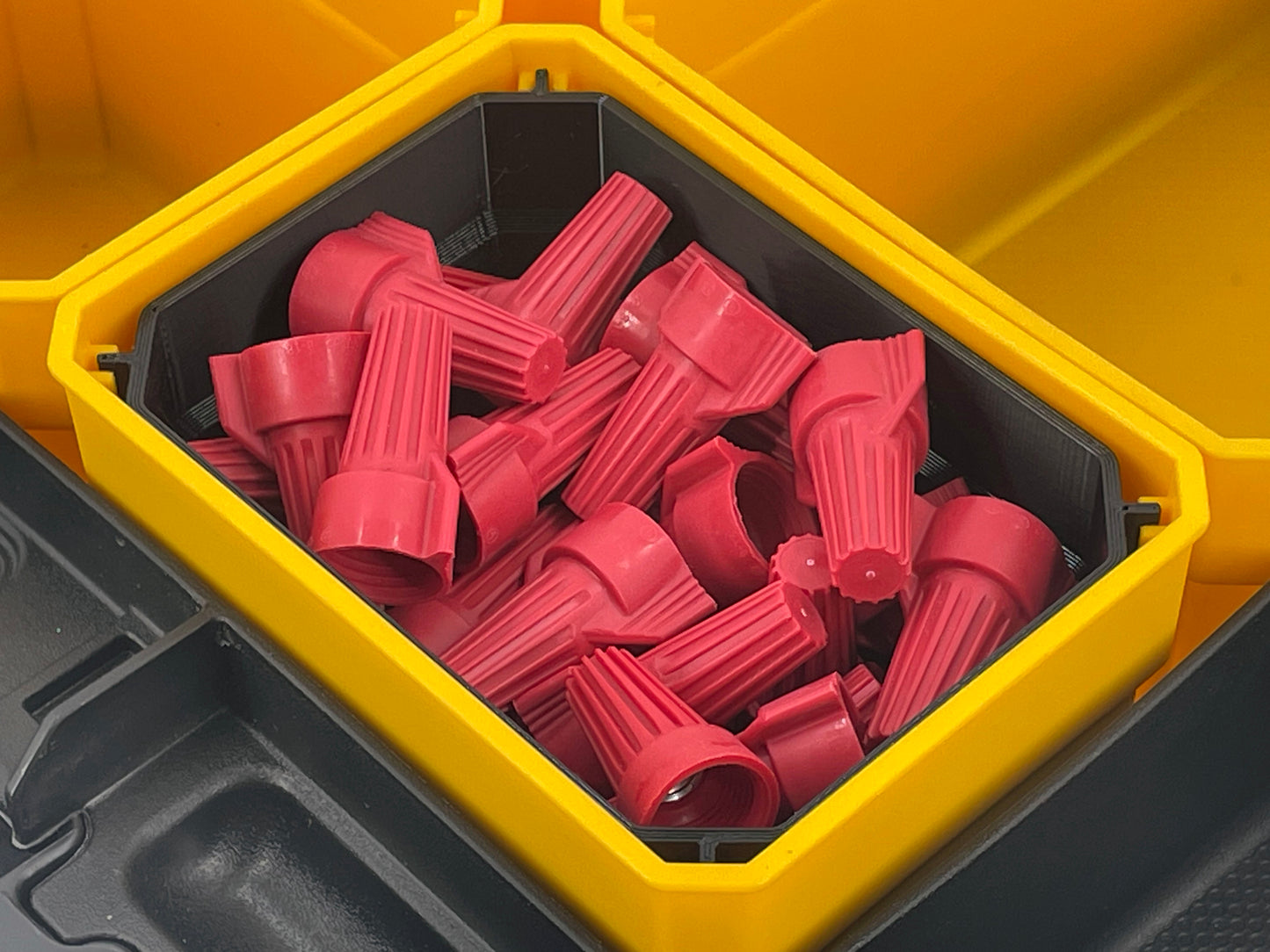 Dewalt TSTAK Organizer Compatible Small Nesting Bin Set - Black