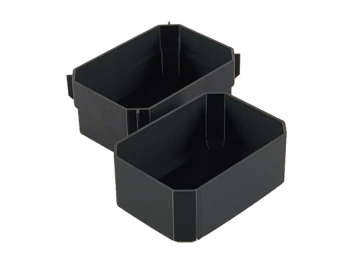 Dewalt TSTAK Organizer Compatible Small Nesting Bin Set - Black