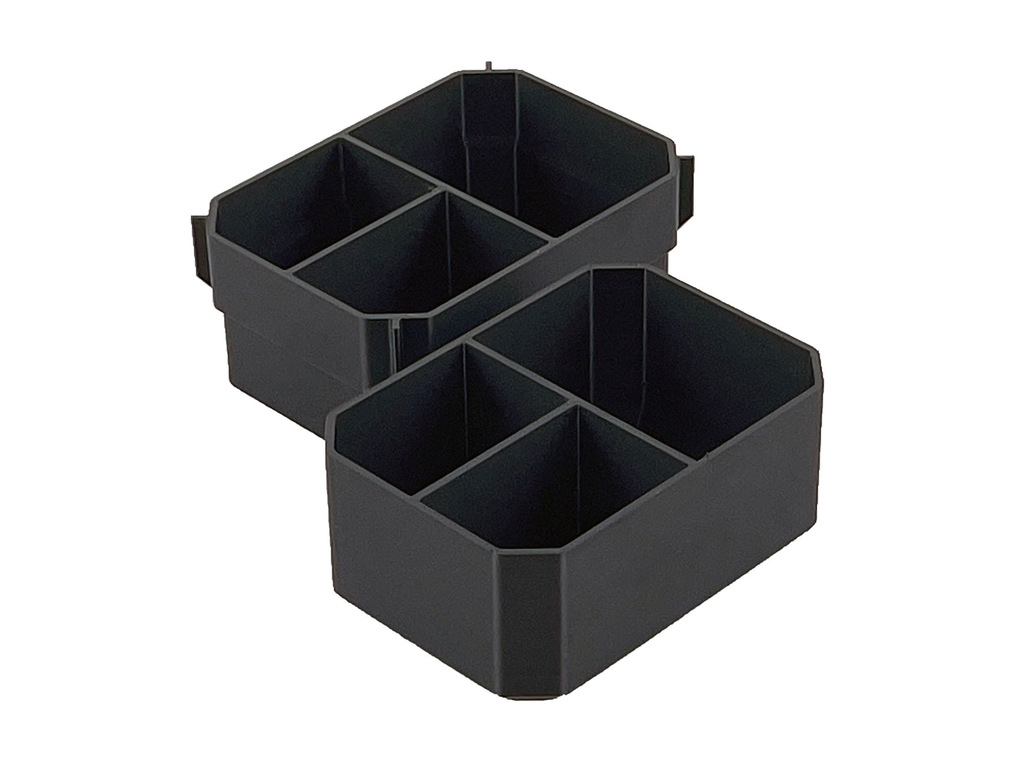 Dewalt TSTAK Organizer Compatible Small Nesting Bin Set - Black