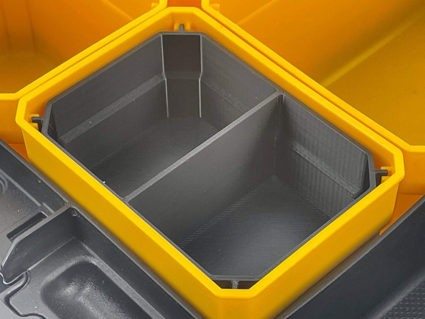 Dewalt TSTAK Organizer Compatible Small Nesting Bin Set - Black