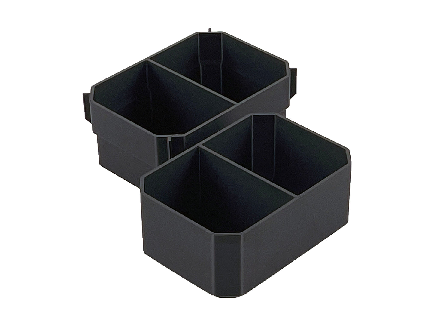 Dewalt TSTAK Organizer Compatible Small Nesting Bin Set - Black