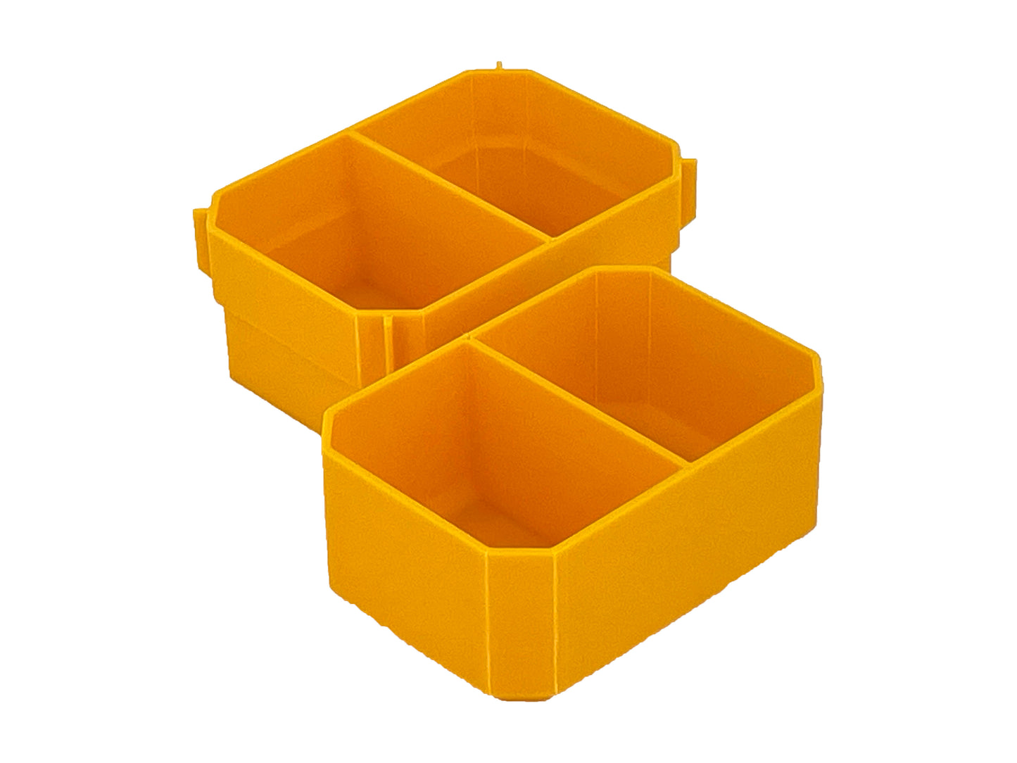 Dewalt TSTAK Single Deep Drawer Tool Organizer Box Compatible Small Nesting Bin Set - Yellow