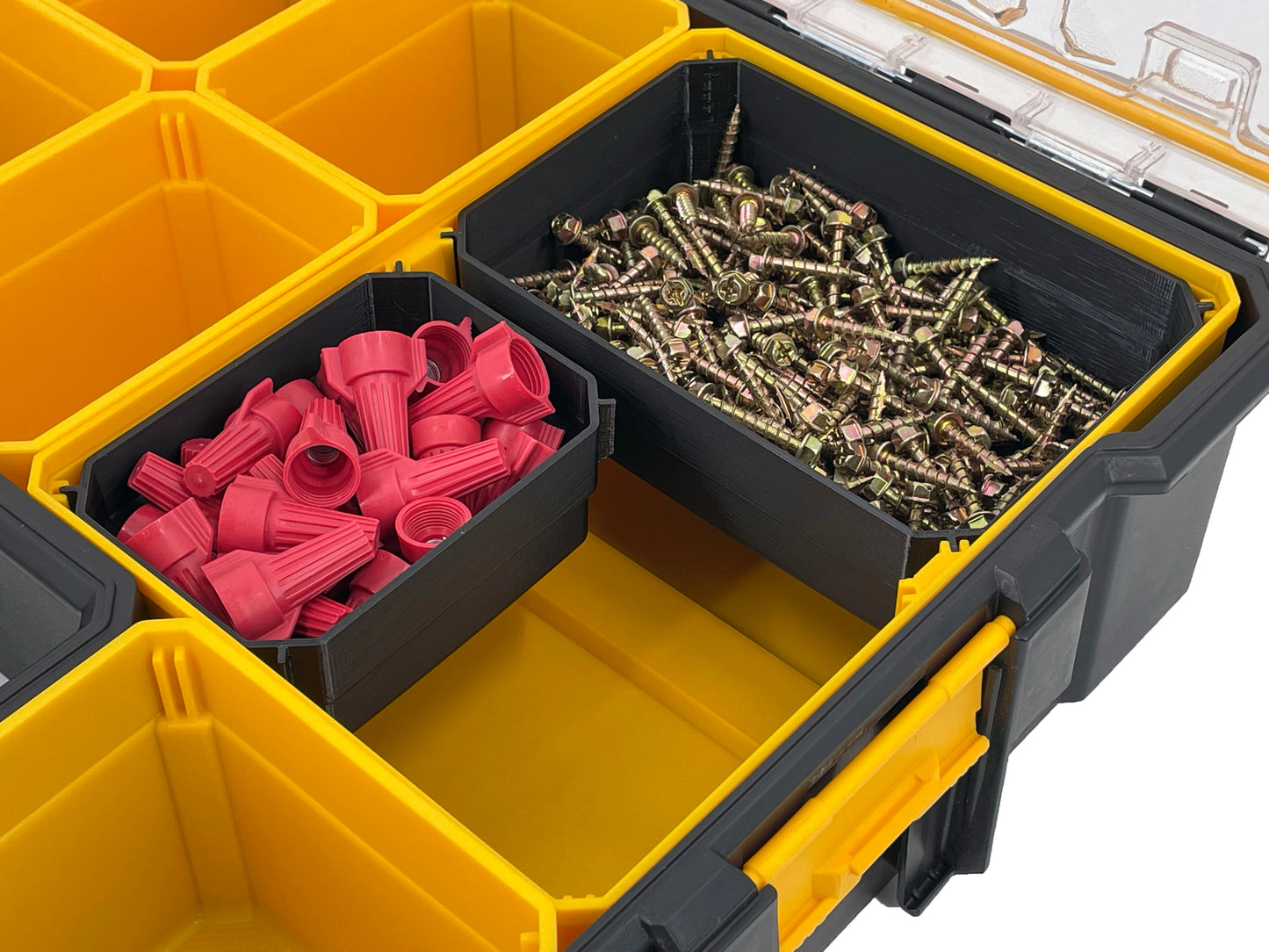 Dewalt Pro Organizer Compatible Extra Large Width Replacement Bin Cup - Yellow