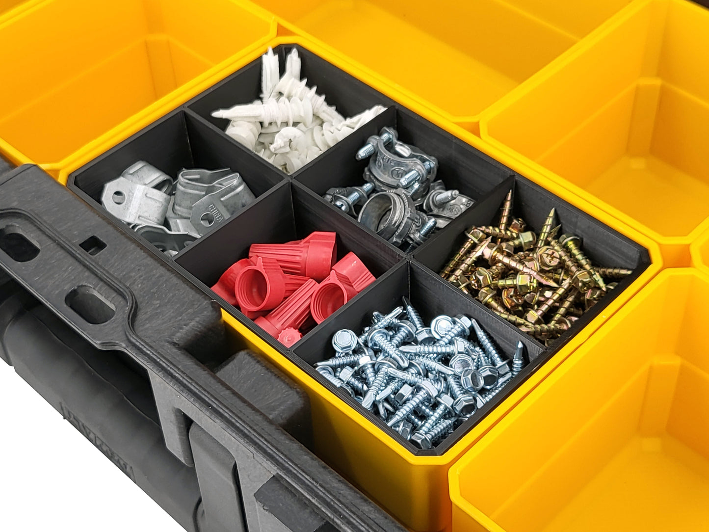 DeWalt ToughSystem DS150 Small Case Compatible Large Nesting Bin - Black