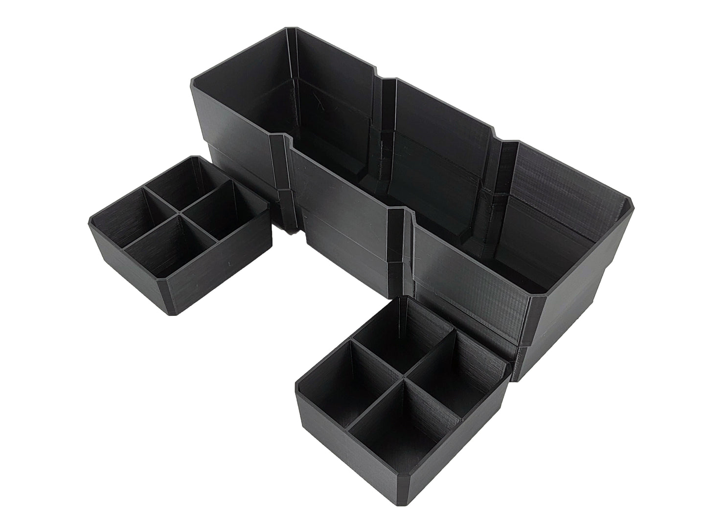 DeWalt ToughSystem 2.0 Full-Size Organizer Compatible XL Replacement Bin Set - Black