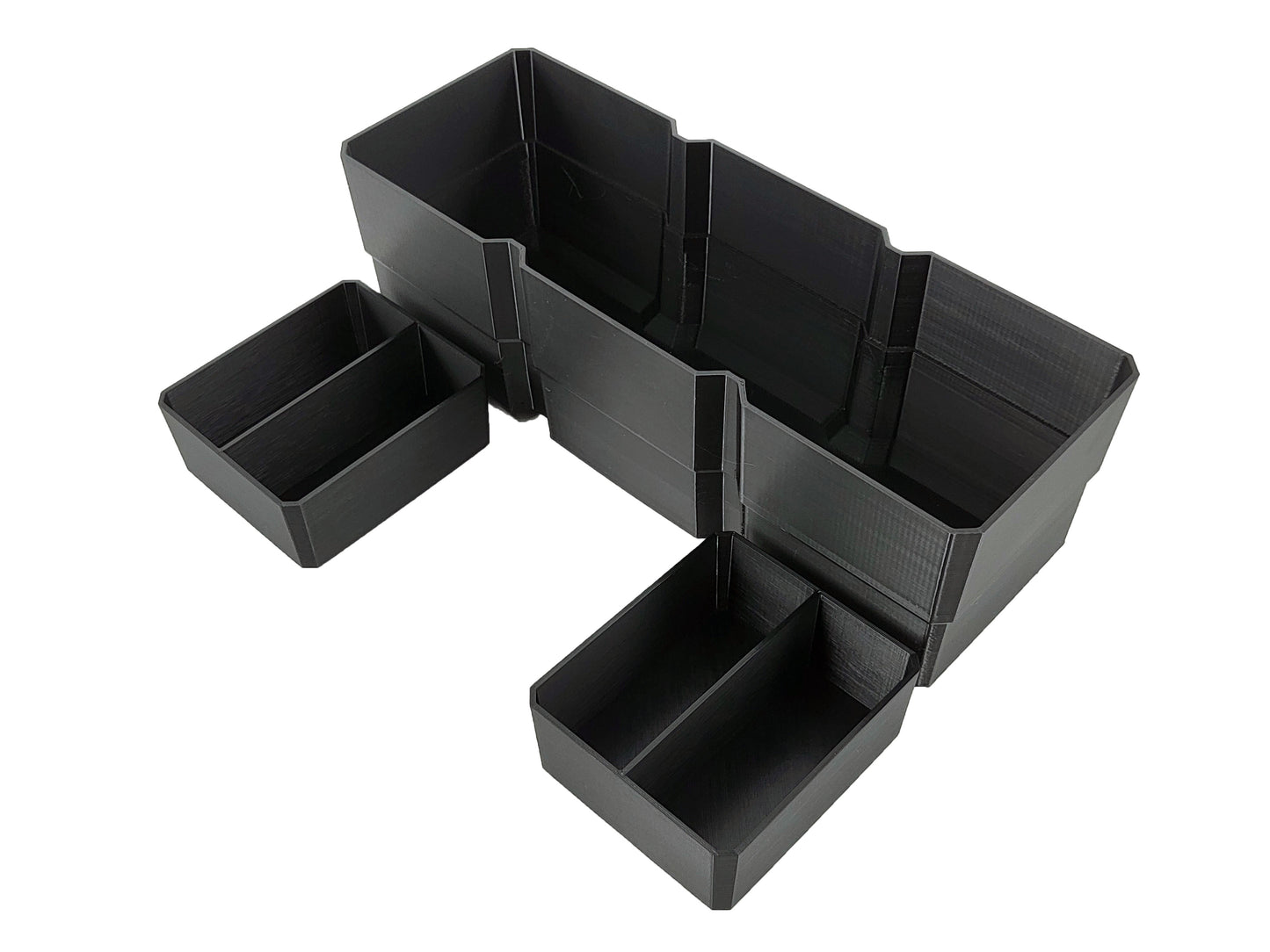 DeWalt ToughSystem 2.0 Full-Size Organizer Compatible XL Replacement Bin Set - Black