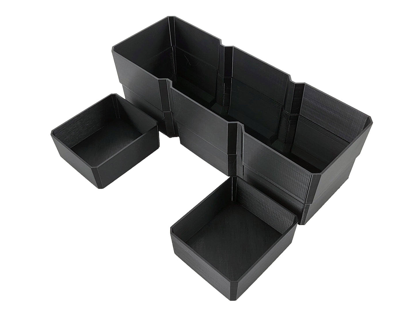 DeWalt ToughSystem 2.0 Full-Size Organizer Compatible XL Replacement Bin Set - Black