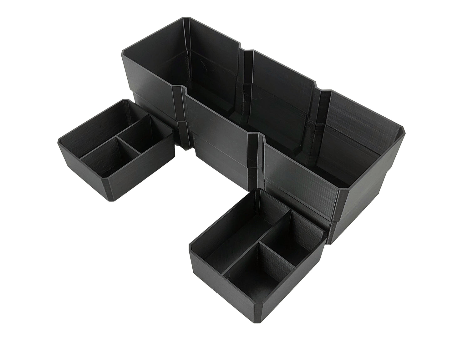 DeWalt ToughSystem 2.0 Full-Size Organizer Compatible XL Replacement Bin Set - Black