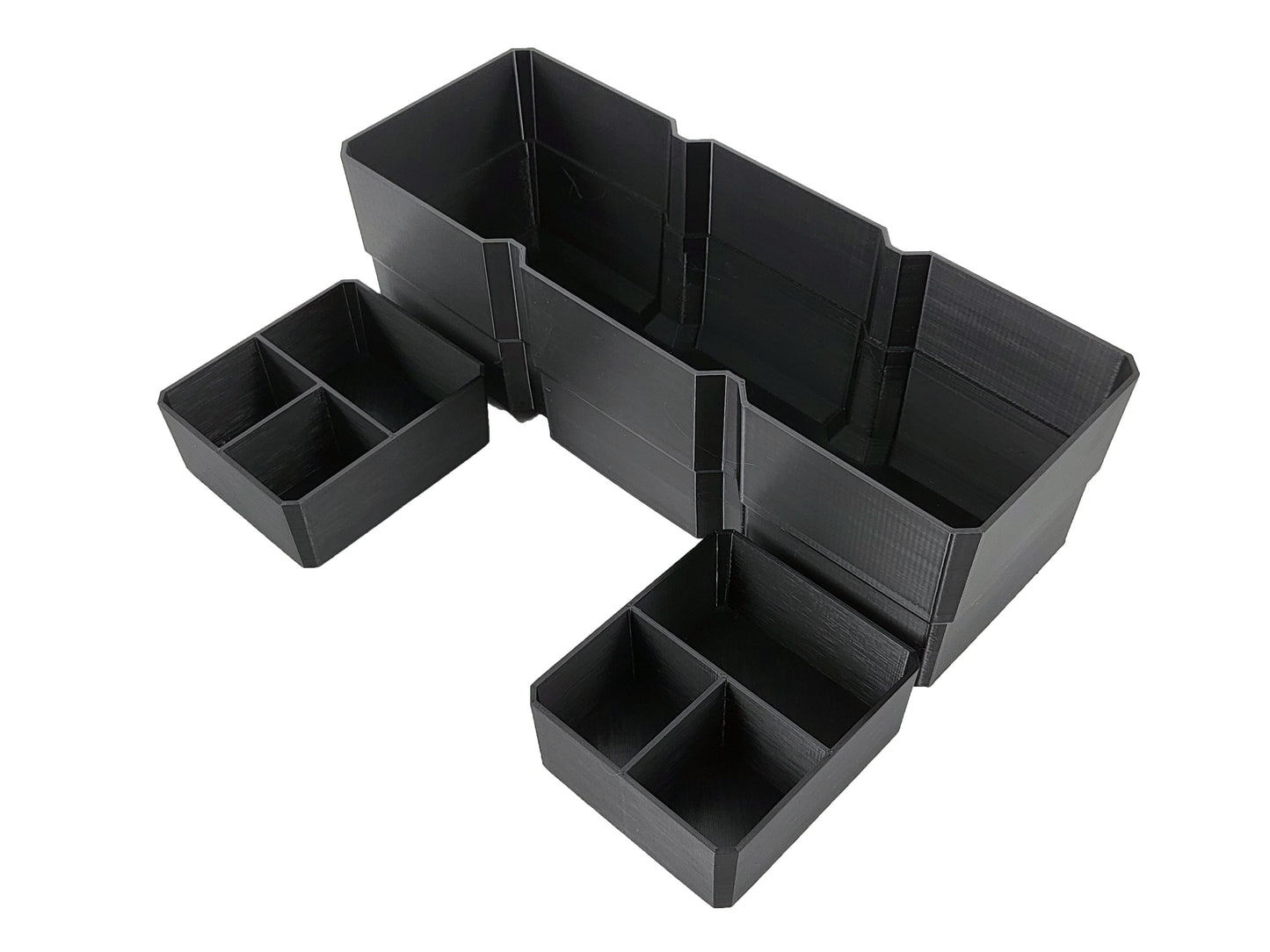 DeWalt ToughSystem 2.0 Full-Size Organizer Compatible XL Replacement Bin Set - Black