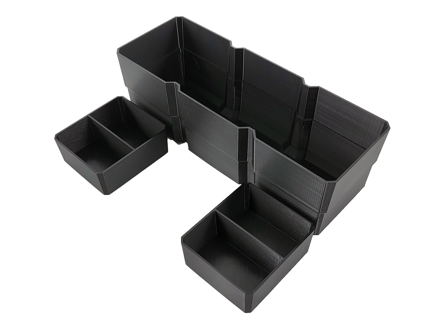 DeWalt ToughSystem 2.0 Full-Size Organizer Compatible XL Replacement Bin Set - Black