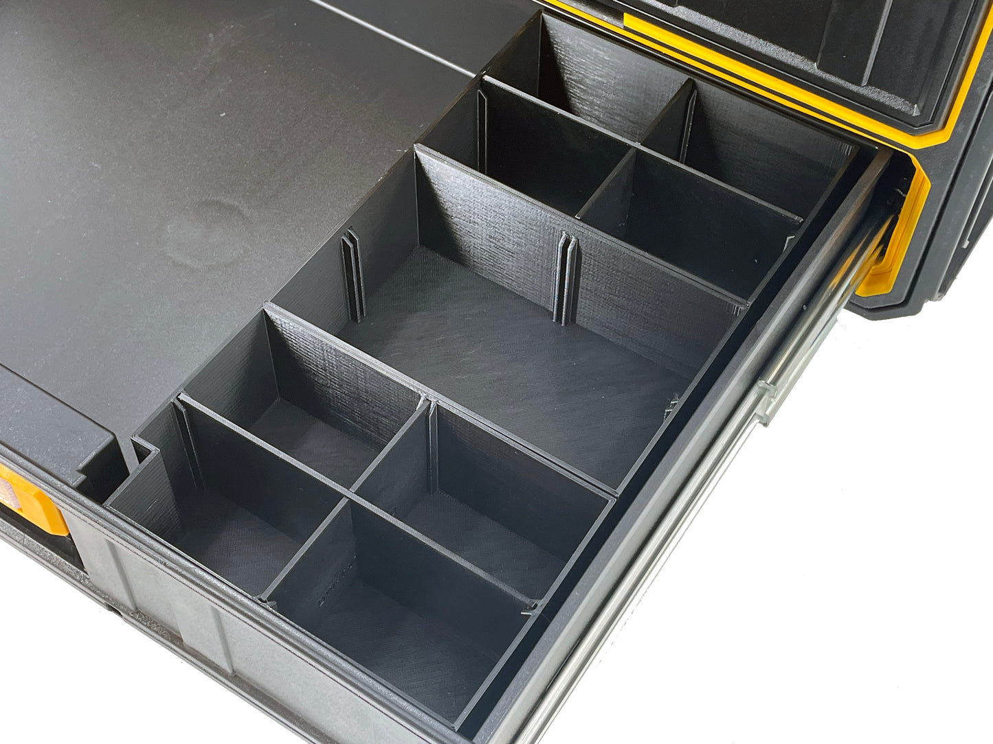 Dewalt ToughSystem 2.0 3-Drawer Tool Box Compatible Small Nesting Bin Sets - Black
