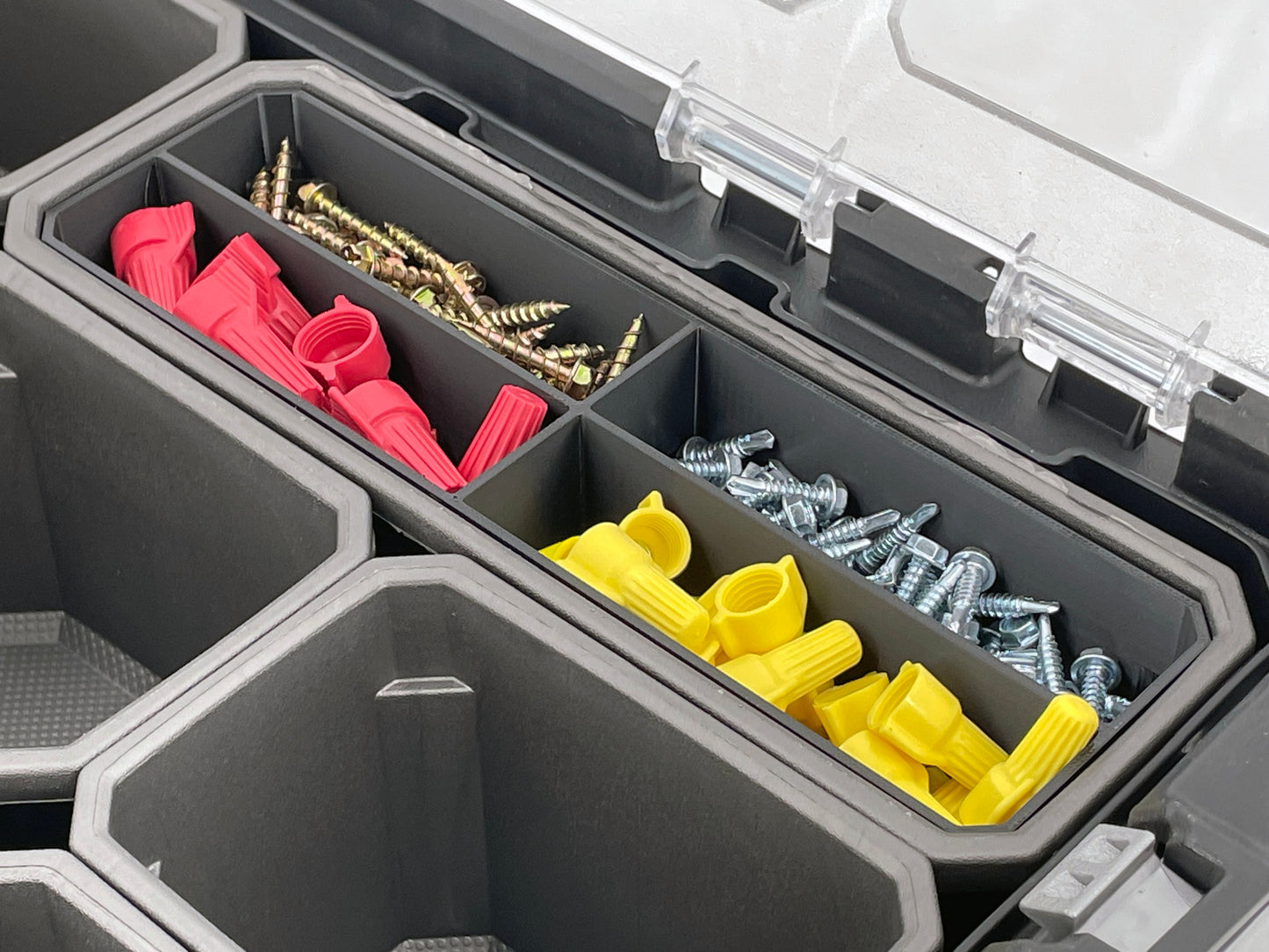 Husky Connect Organizer Compatible Large Nesting Bins - Black