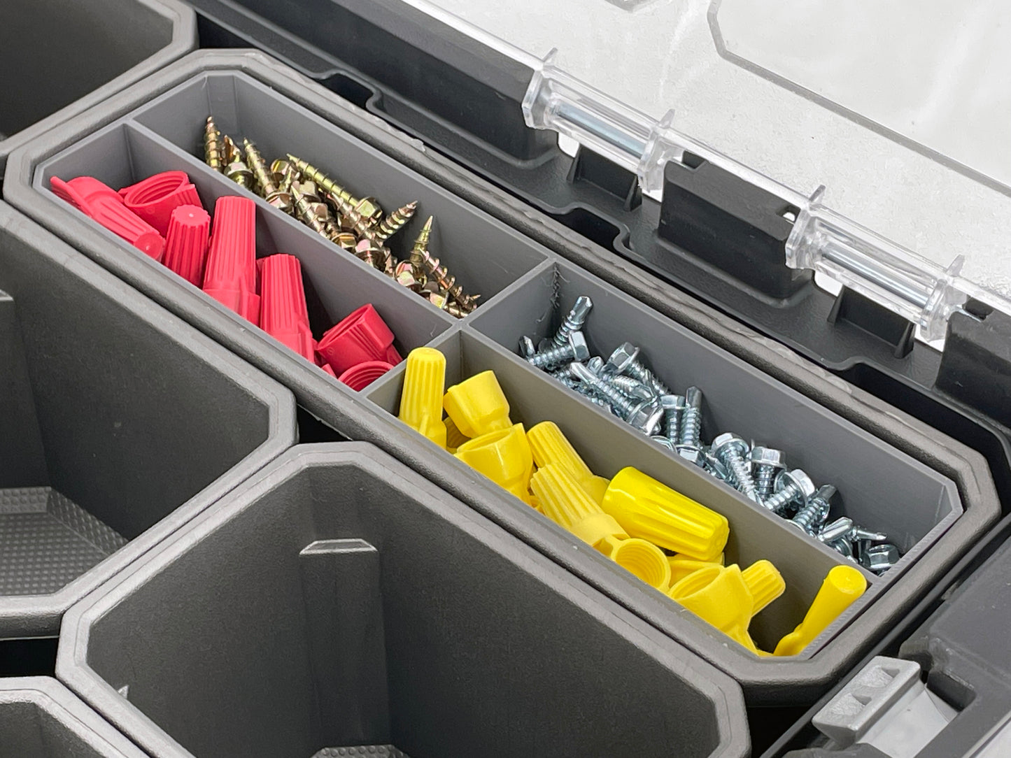 Husky Connect Organizer Compatible Large Nesting Bins - Gray