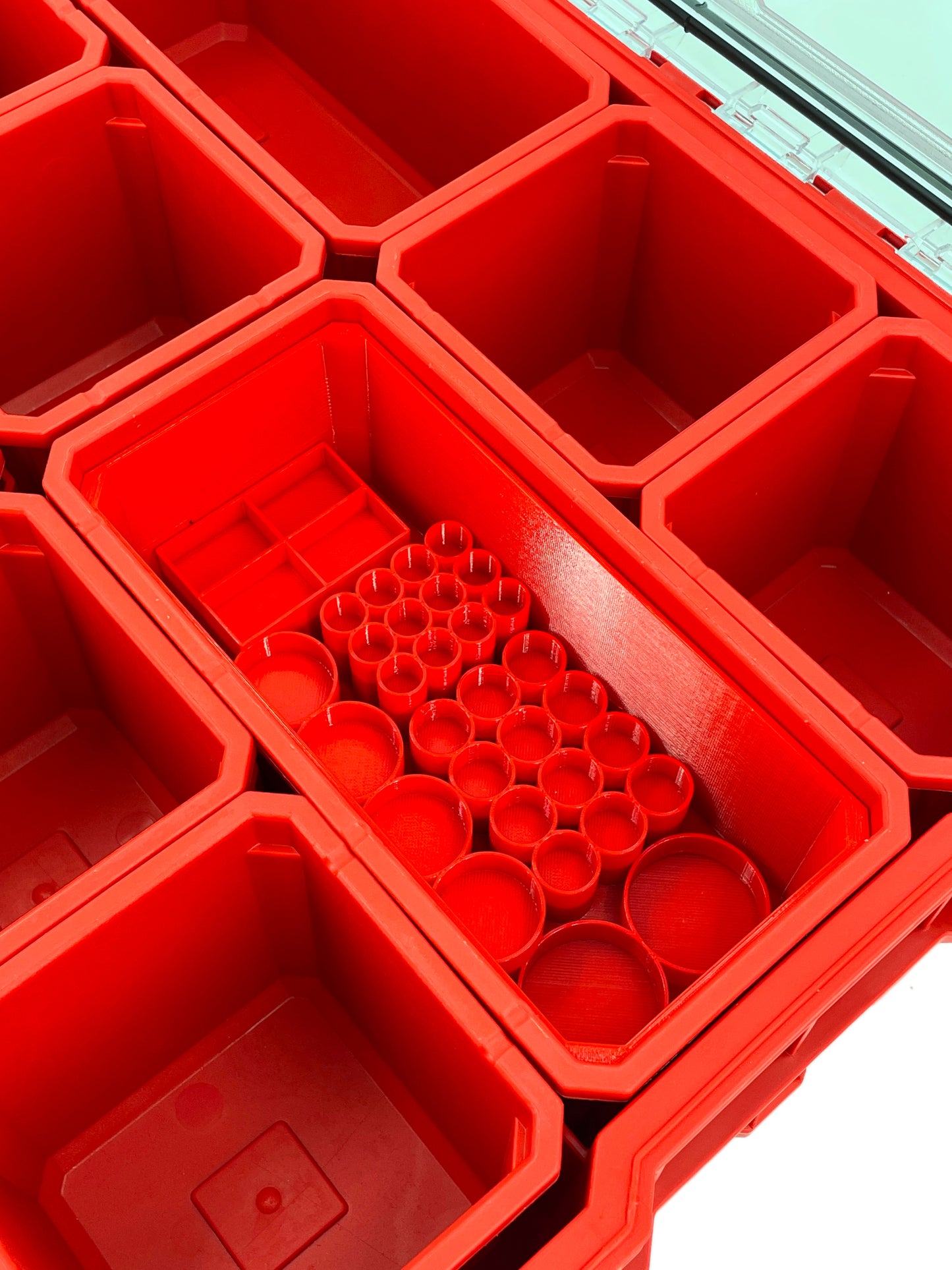 Milwaukee Packout Organizer Compatible AA AAA C D 9V Long Battery Insert Bin