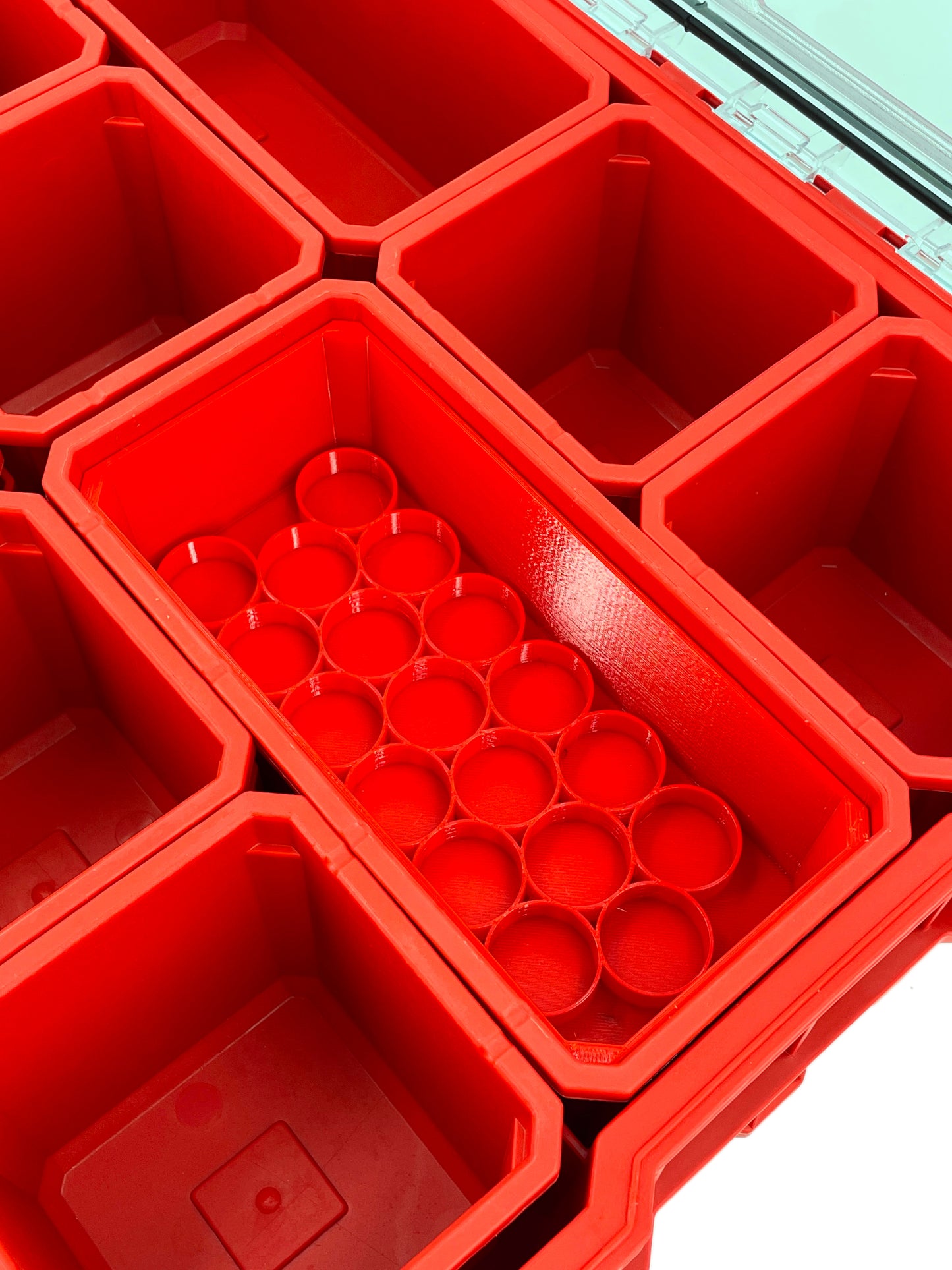 Milwaukee Packout Organizer Compatible AA AAA C D 9V Long Battery Insert Bin