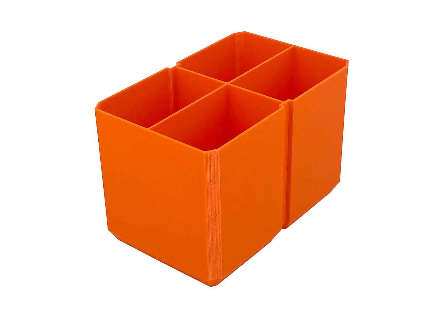 Klein Tools MODbox Two Drawer Toolbox Compatible Medium Nesting Bin - Orange
