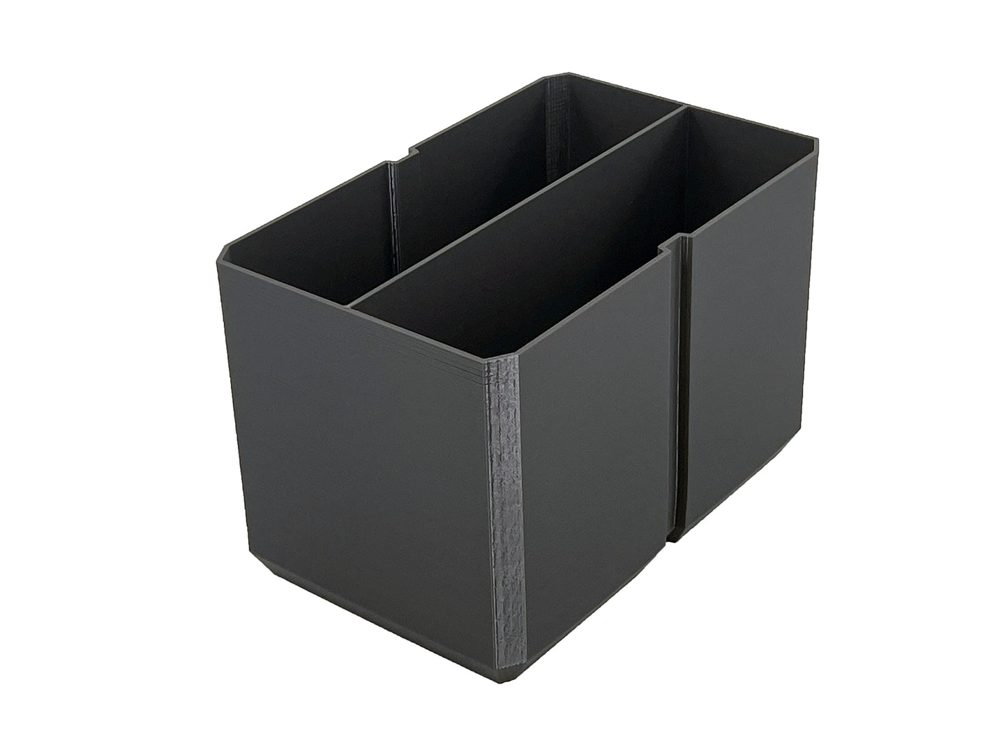 Klein Tools MODbox Two Drawer Toolbox Compatible Medium Nesting Bin - Gray