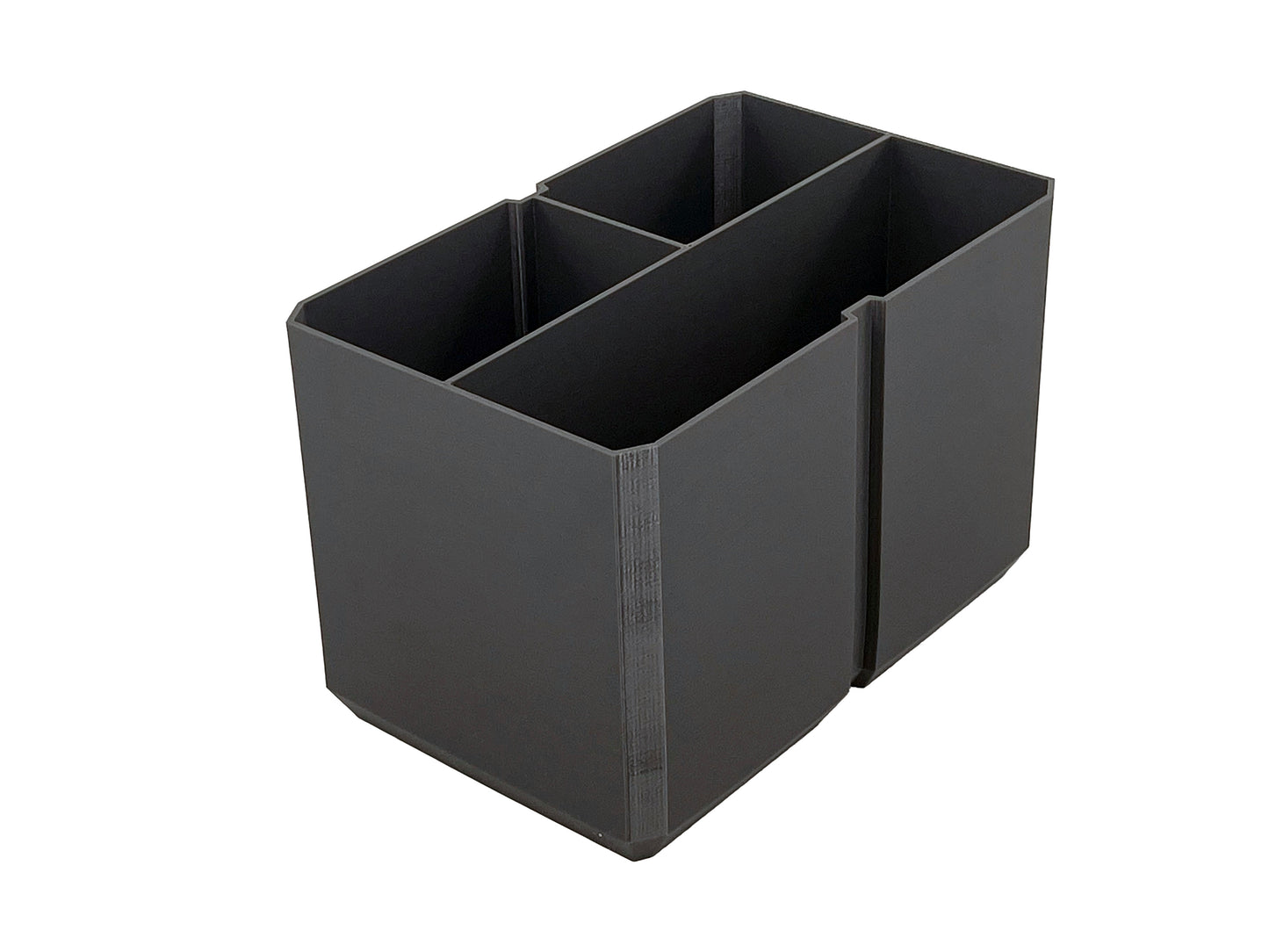 Klein Tools MODbox Two Drawer Toolbox Compatible Medium Nesting Bin - Gray