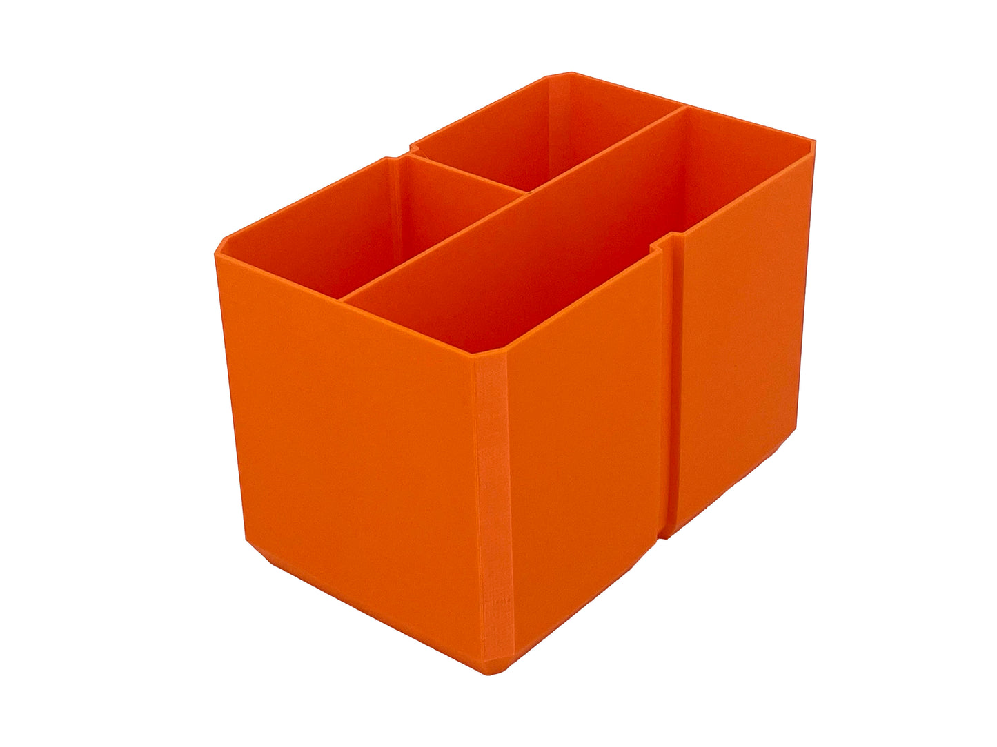Klein Tools MODbox Two Drawer Toolbox Compatible Medium Nesting Bin - Orange