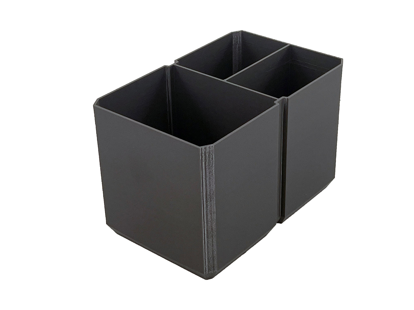 Klein Tools MODbox Two Drawer Toolbox Compatible Medium Nesting Bin - Gray