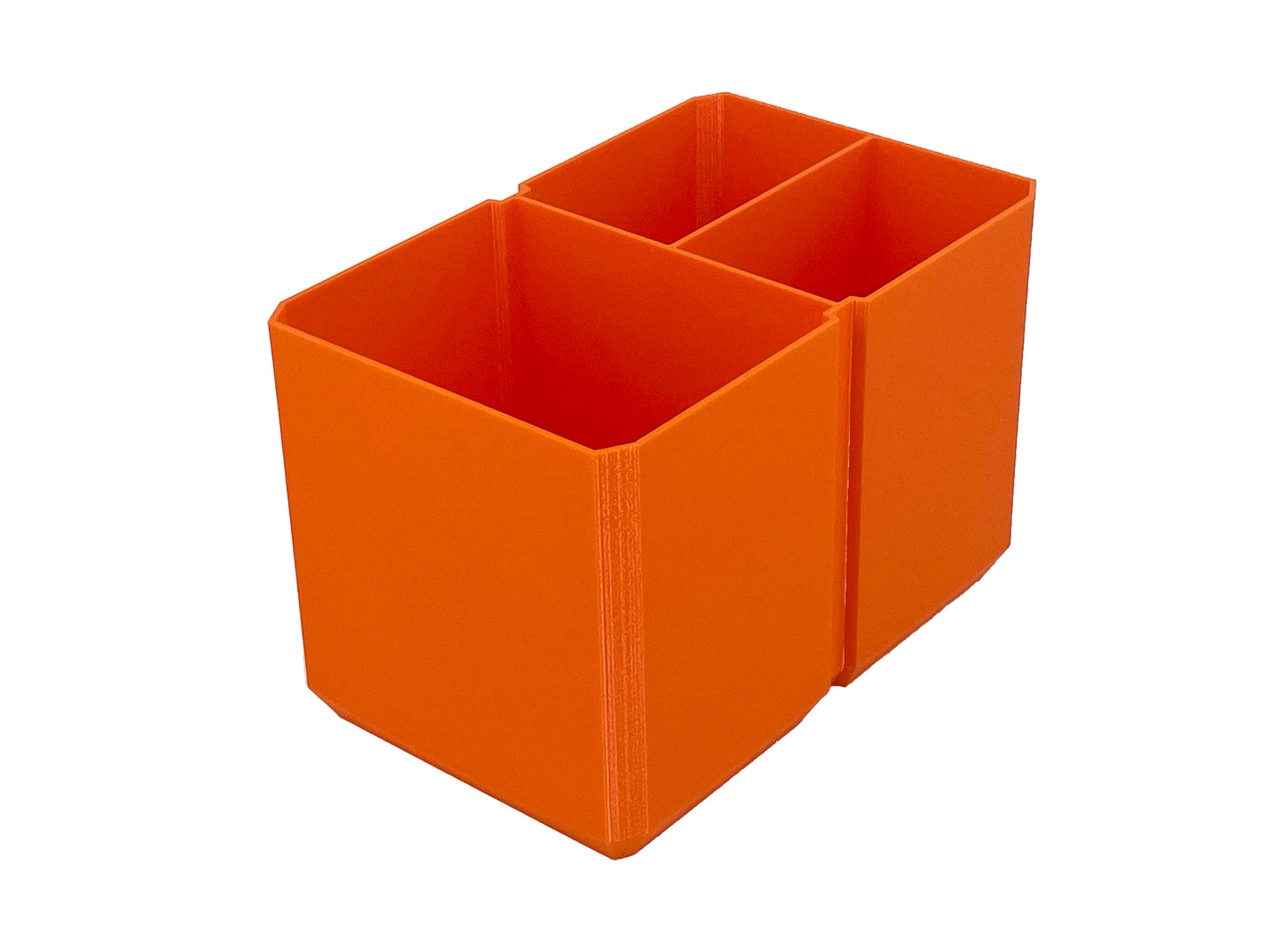 Klein Tools MODbox Two Drawer Toolbox Compatible Medium Nesting Bin - Orange
