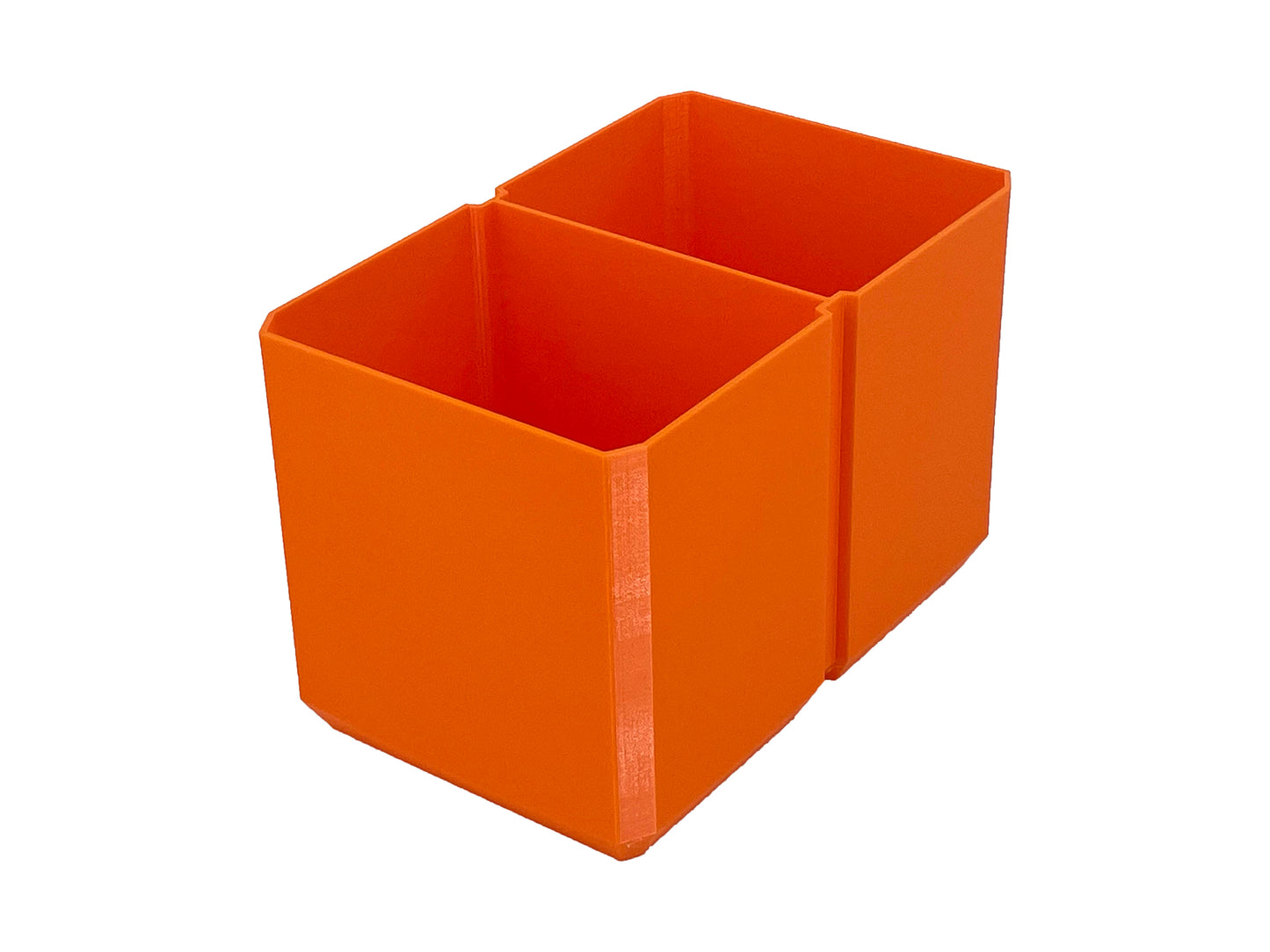 Klein Tools MODbox Two Drawer Toolbox Compatible Medium Nesting Bin - Orange